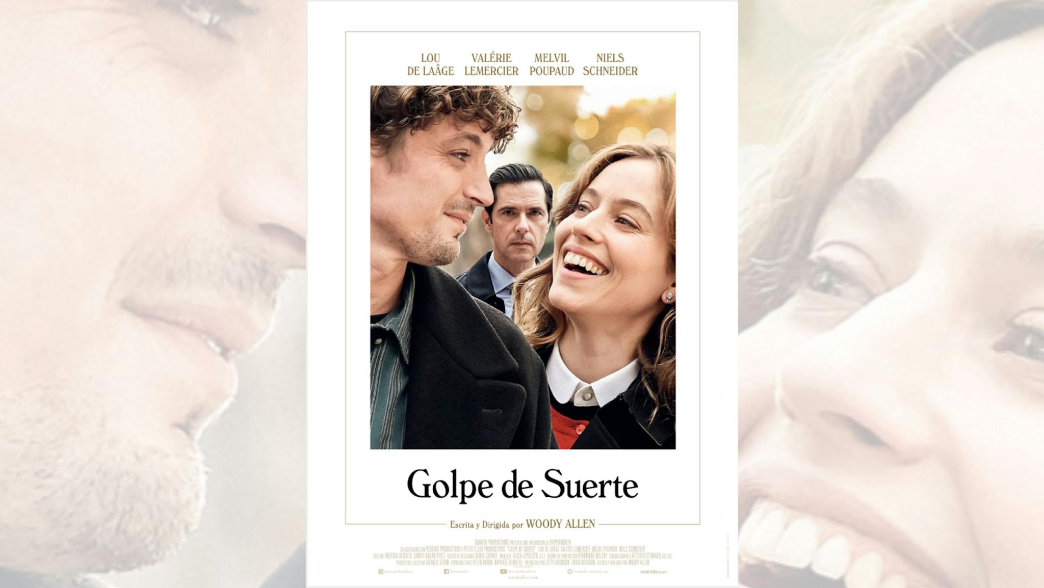 Cartel español de la película 'Golpe de suerte', de Woody Allen