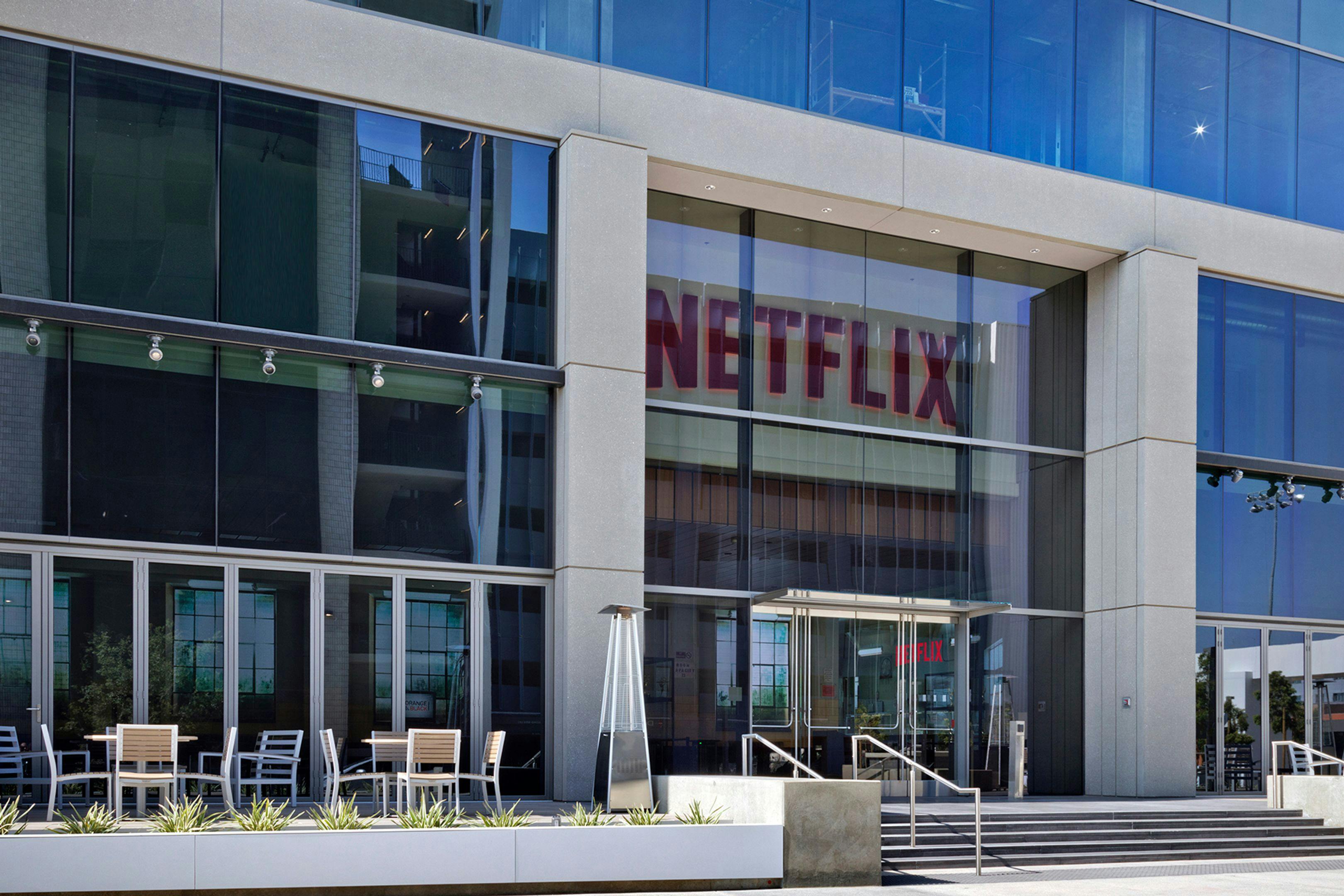 Fotografía de las oficinas centrales de Netflix en Los Ángeles
