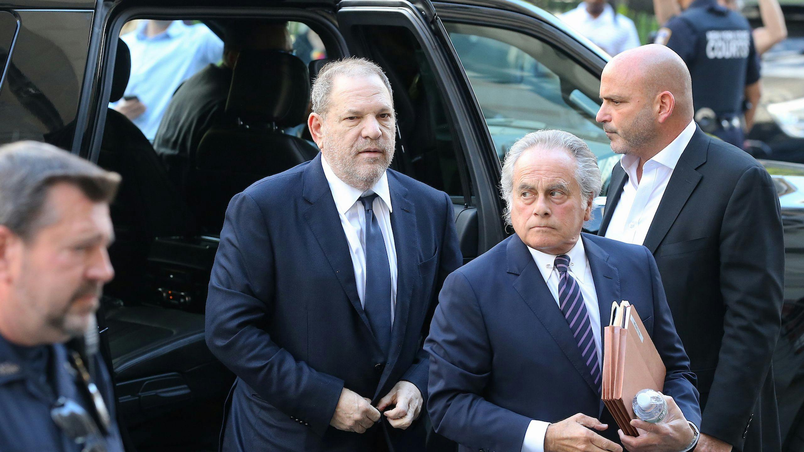 Harvey Weinstein acude a su juicio en Nueva York en 2018