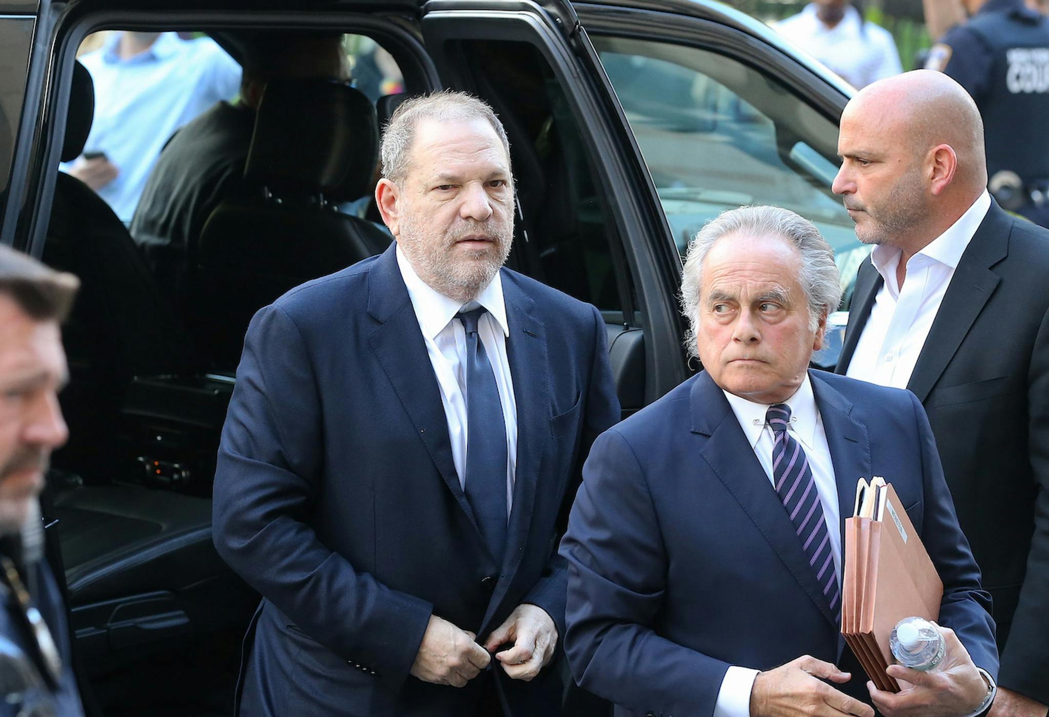 Harvey Weinstein acude a su juicio en Nueva York en 2018