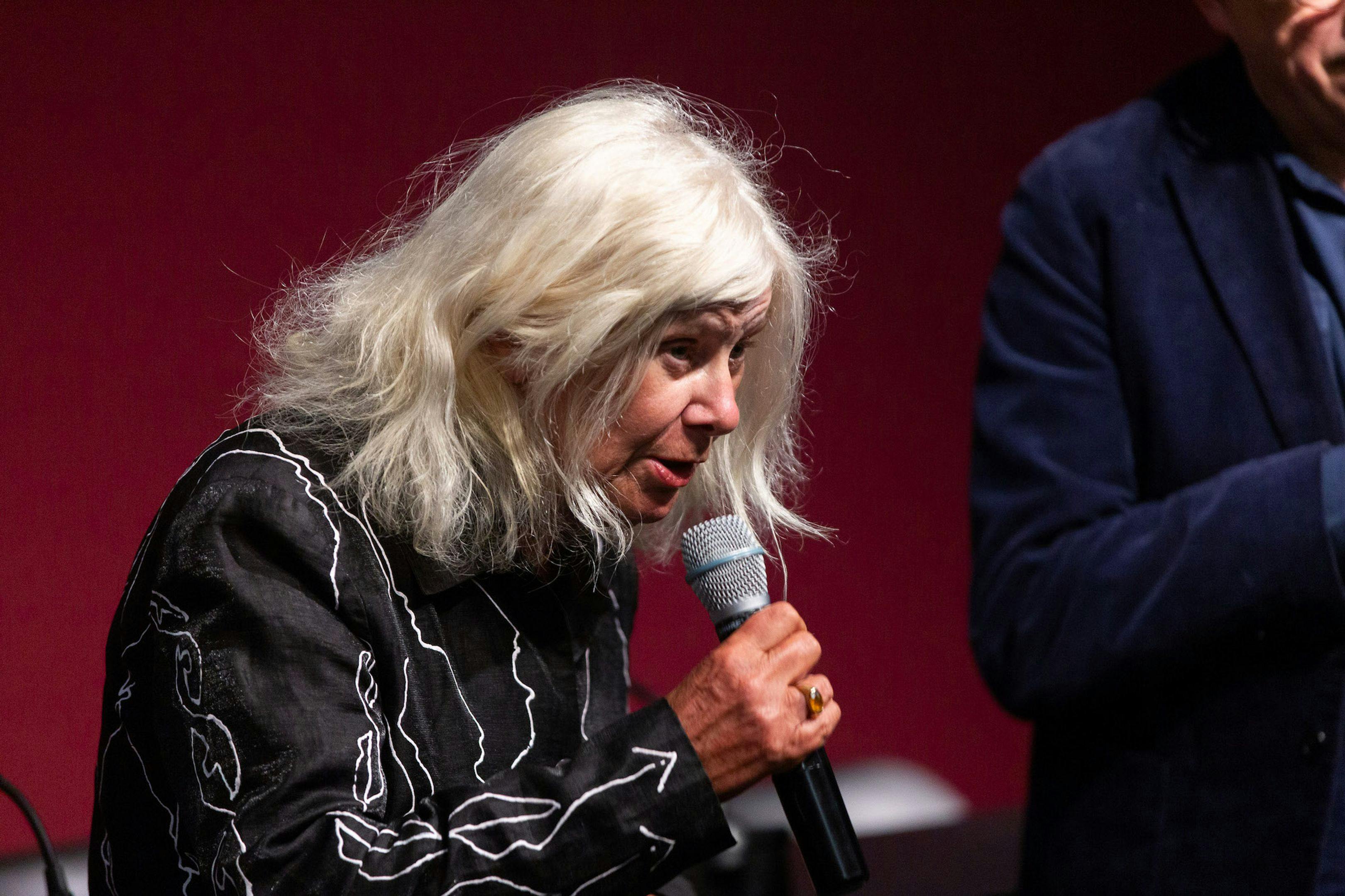 Catherine Breillat en un coloquio con público en el D'A Film Festival