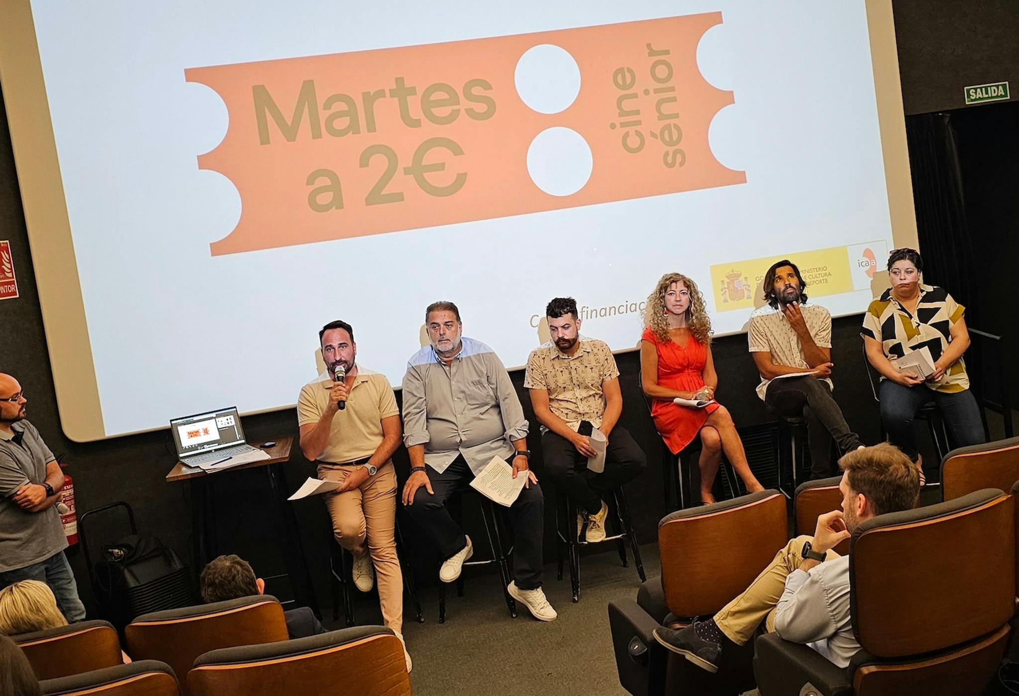 Rueda de prensa de presentación de campaña 'Cine Sénior' en los Cines Embajadores de Madrid