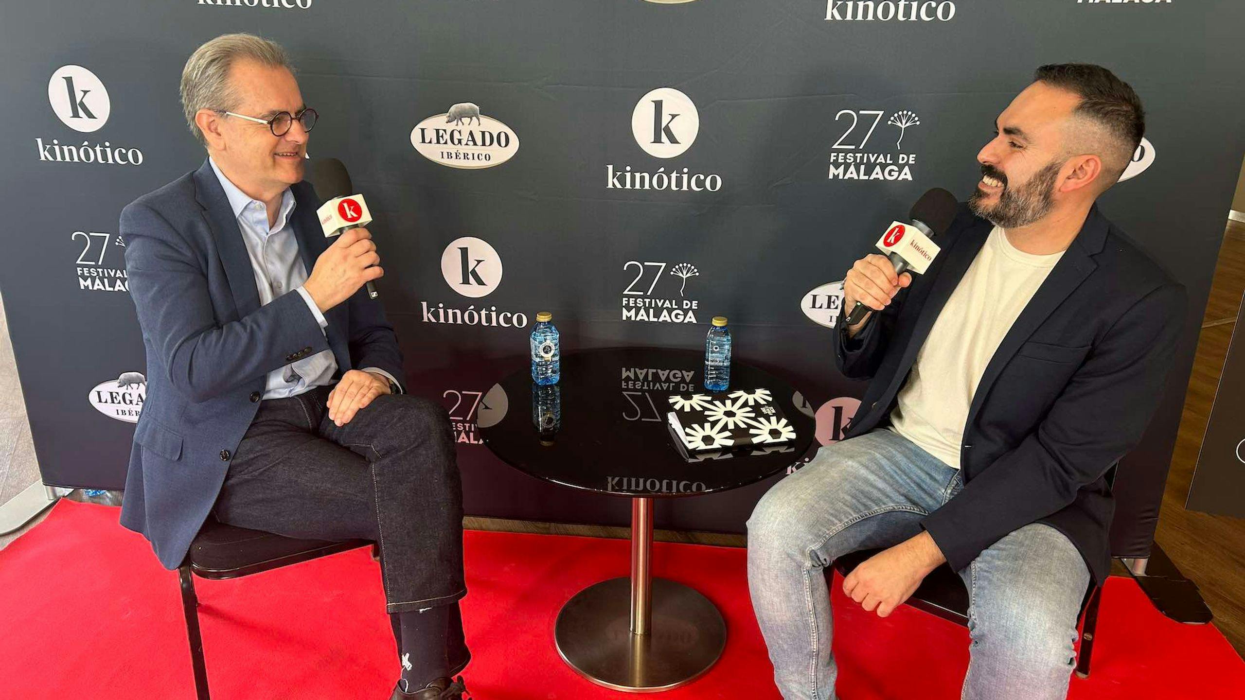 Juan Antonio Vigar presenta la 27 edición del Festival de Málaga en el set de Kinótico