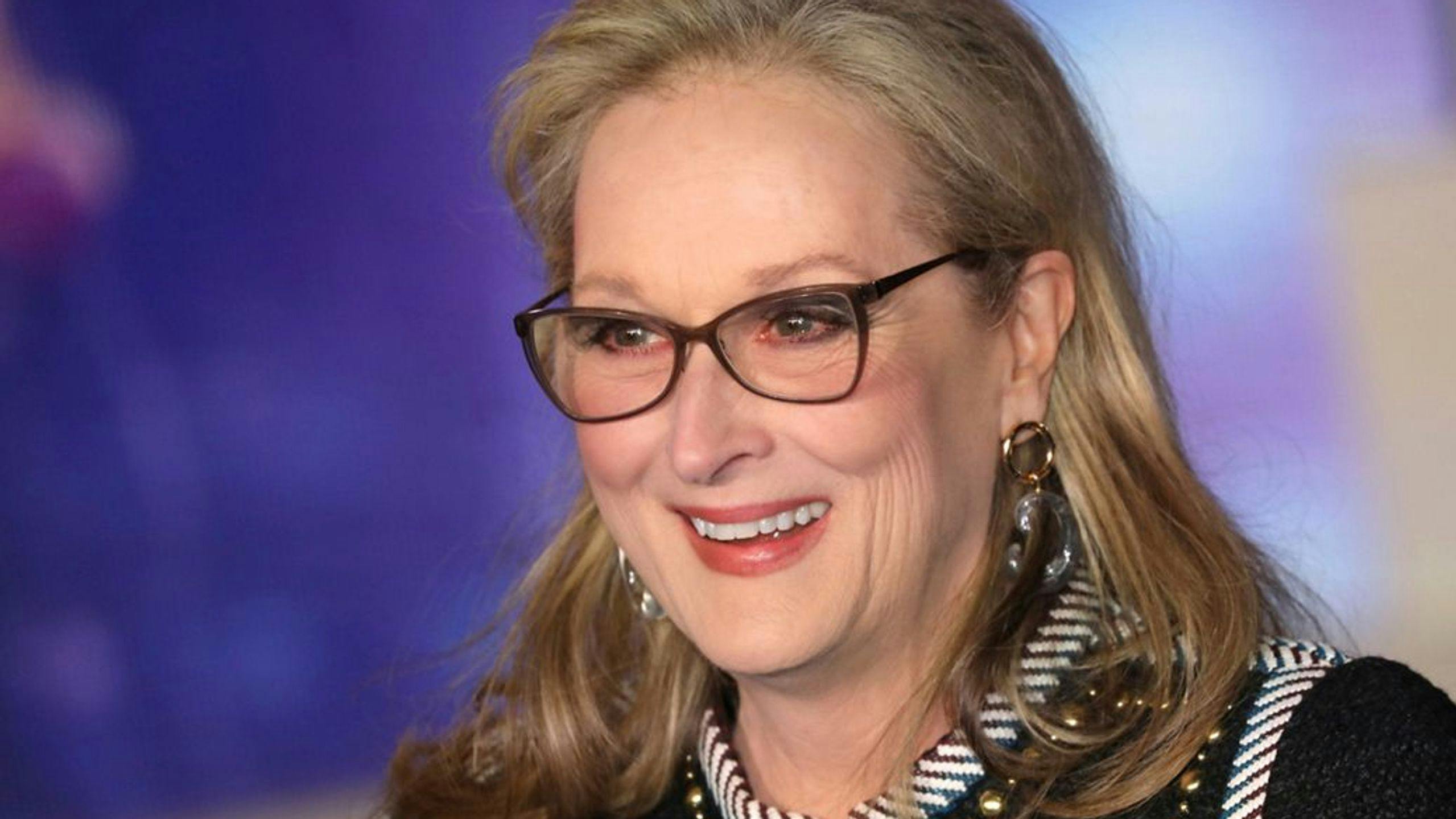 Meryl Streep posa frente a las cámaras en un evento contra el cambio climático