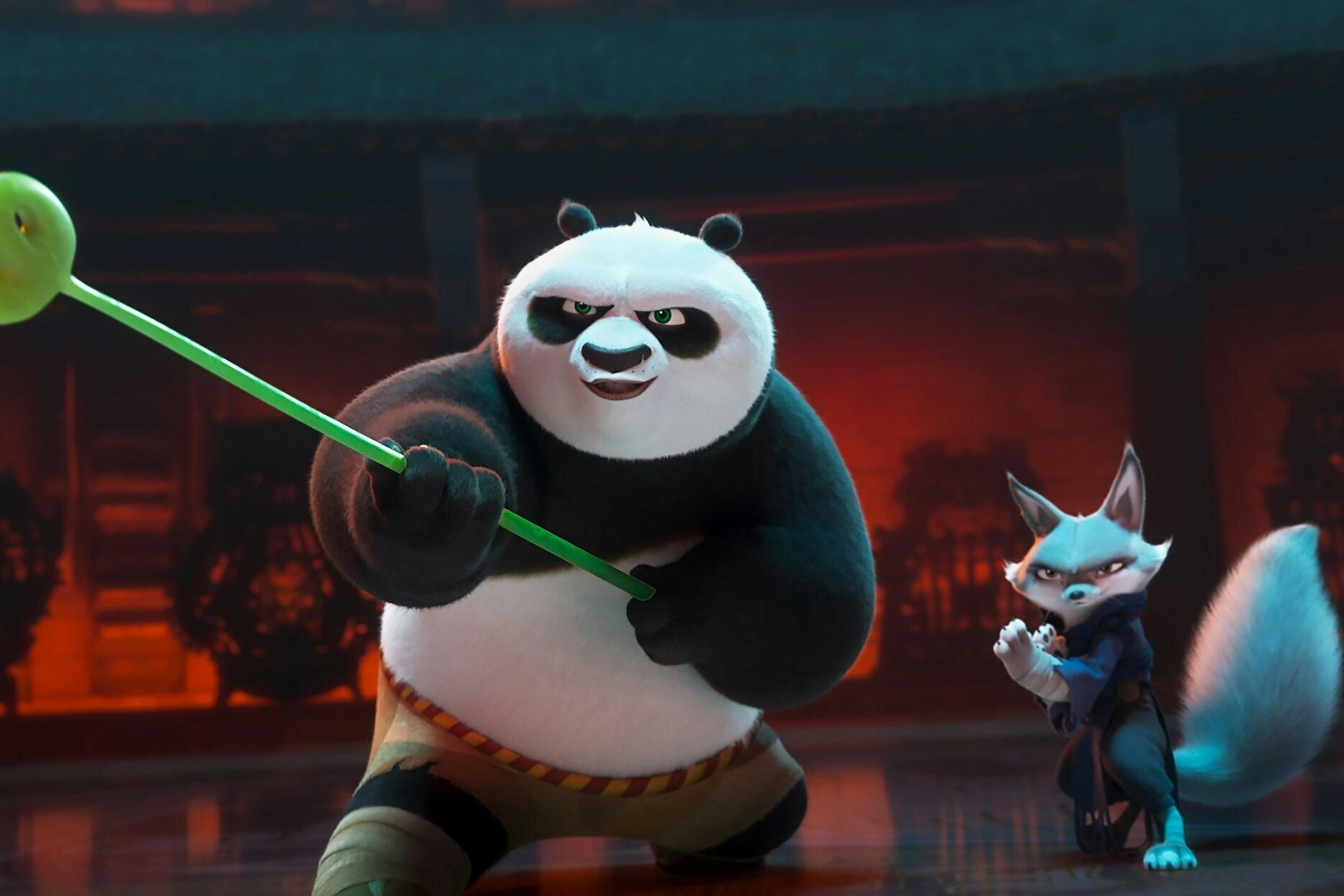 Fotograma promocional de 'Kung Fu Panda 4'