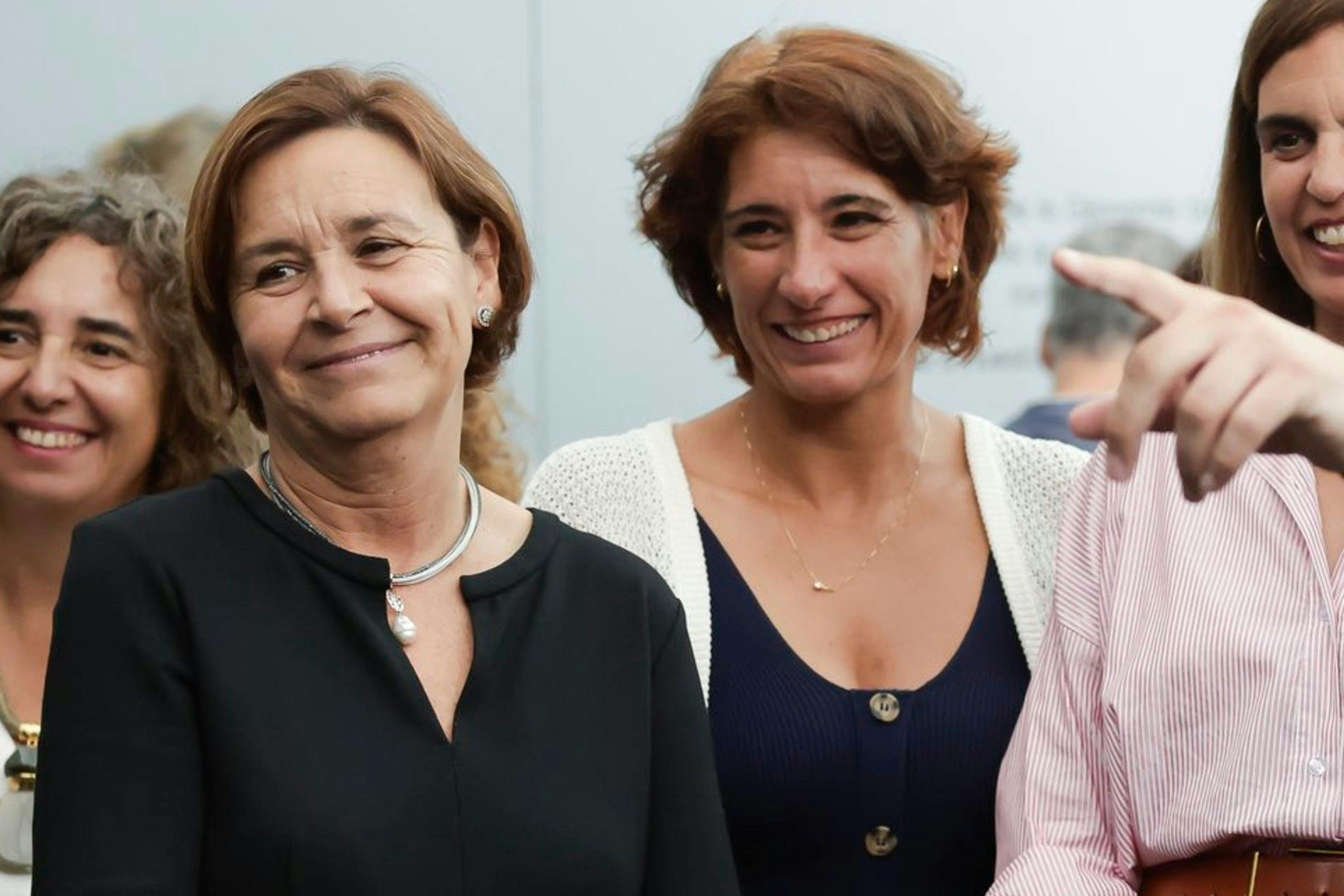 La alcaldesa de Gijón, Carmen Moriyón, durante un acto público en el verano de 2023