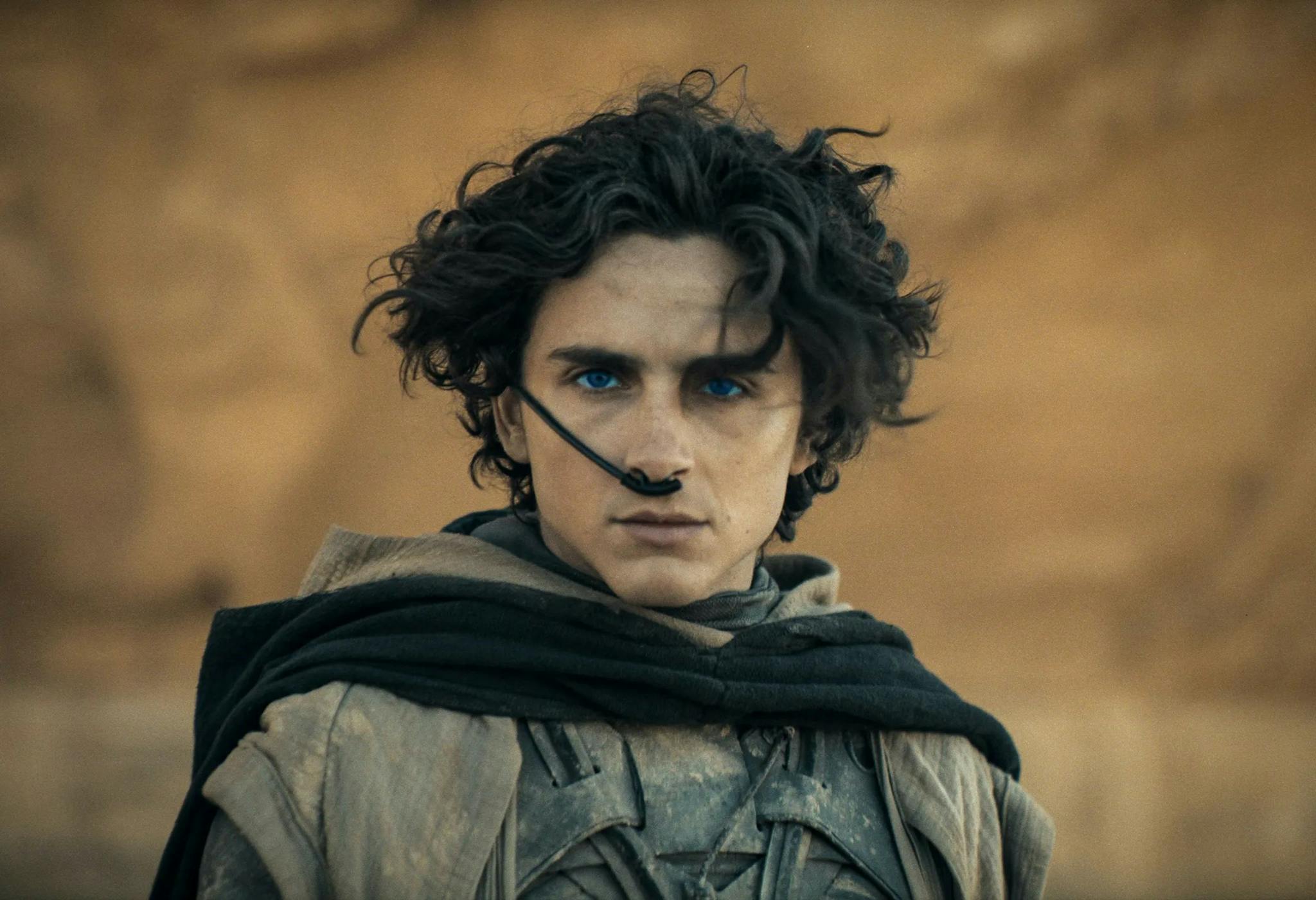 El actor Timothée Chalamet, en una imagen promocional de la película 'Dune: Parte dos'