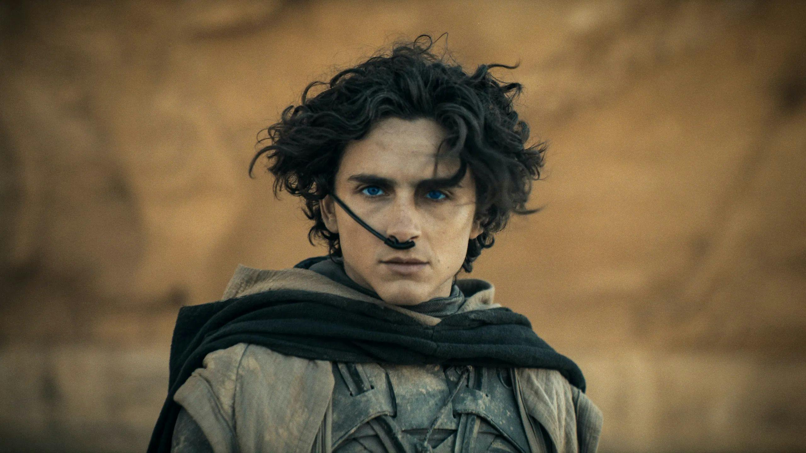 El actor Timothée Chalamet, en una imagen promocional de la película 'Dune: Parte dos'