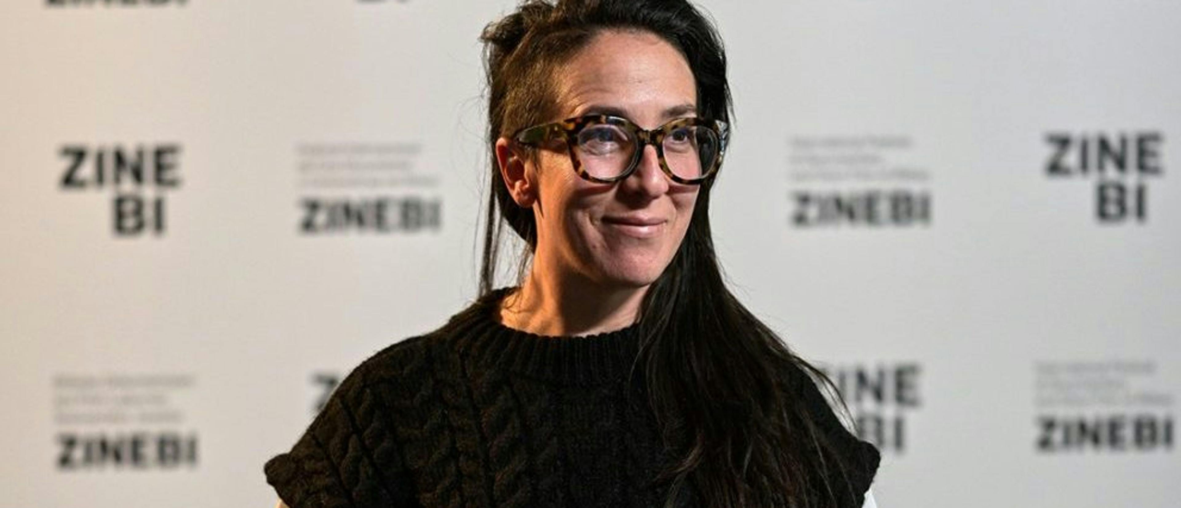 La productora y directora Diana Bustamante, durante una visita al festival Zinebi de Bilbao