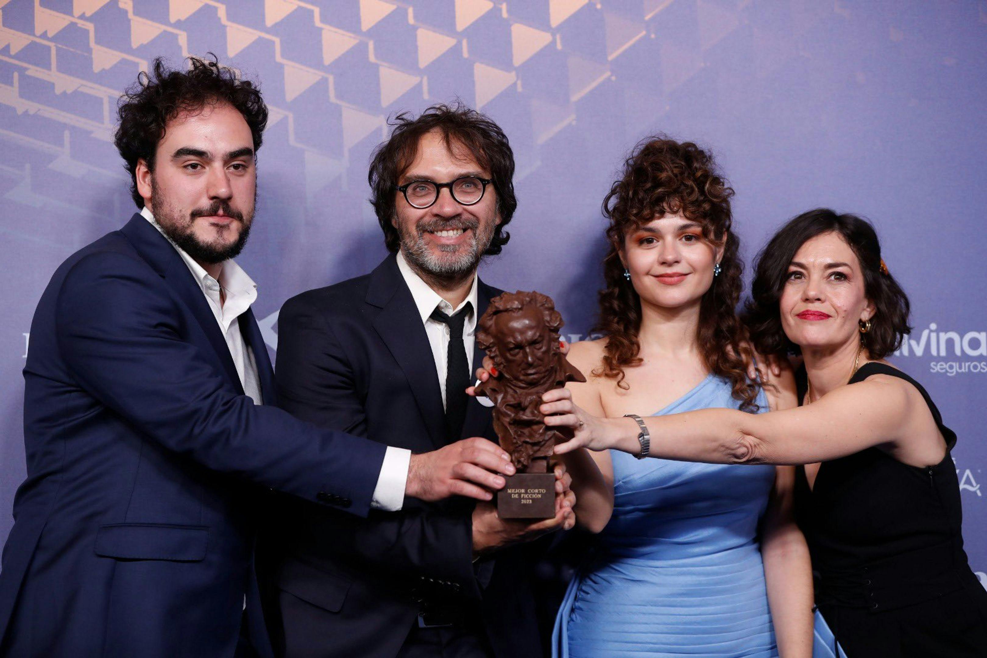El equipo de 'Arquitectura emocional 1959' celebra su Goya al Mejor Cortometraje de ficción en la gala de 2023
