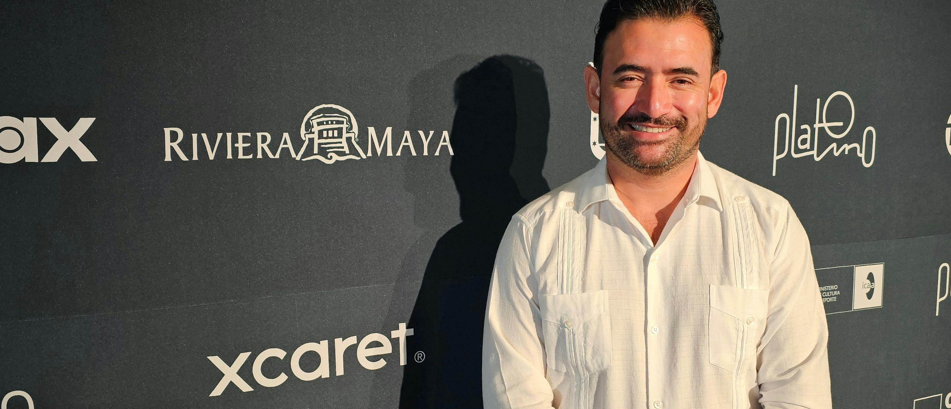 Andres Martínez, director del Consejo de Promoción Turística del estado mexicano de Quintana Roo, en los XI Premios Platino