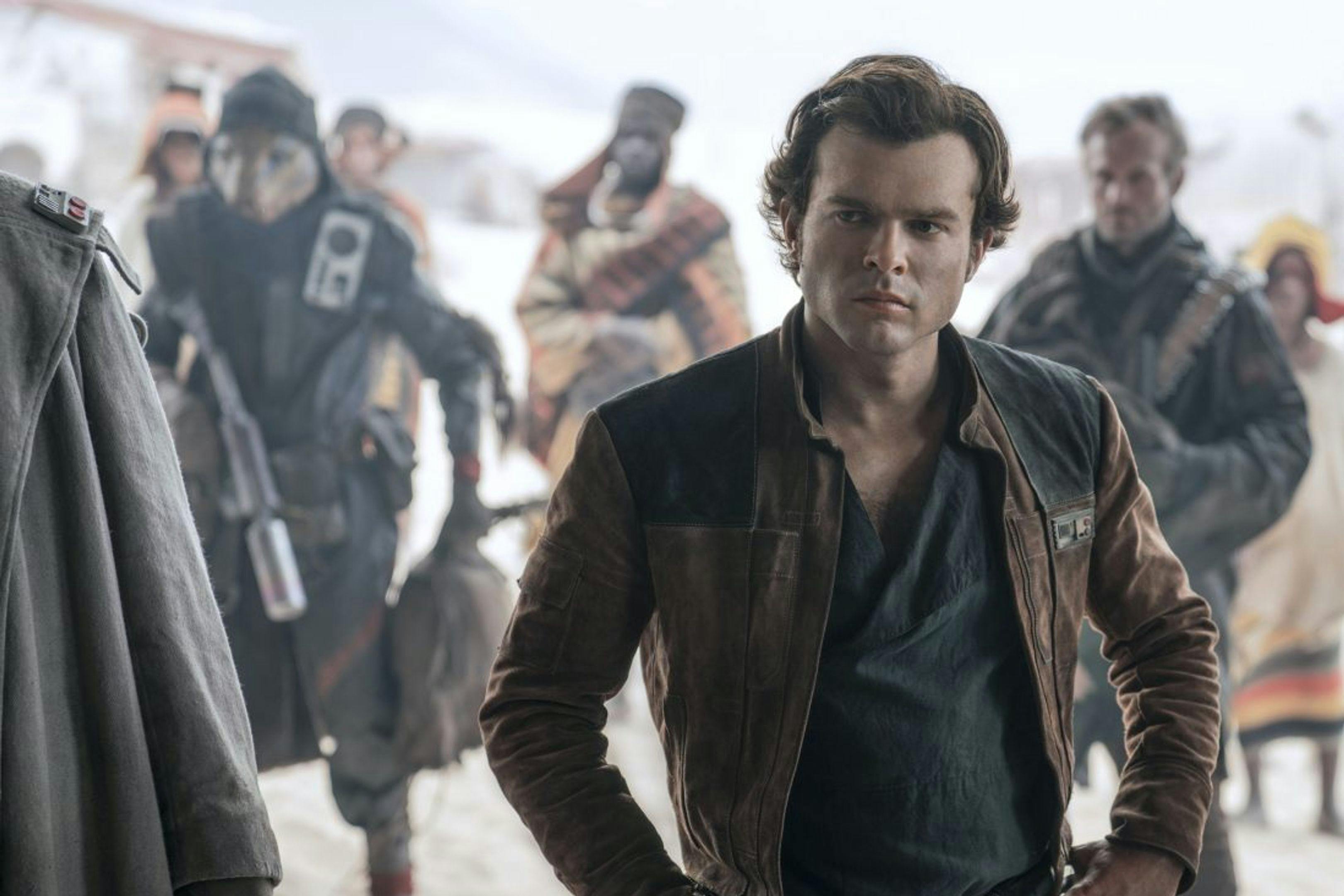 Fotograma de 'Han Solo: una historia de 'Star Wars' con Alden Ehrenreich como protagonista.