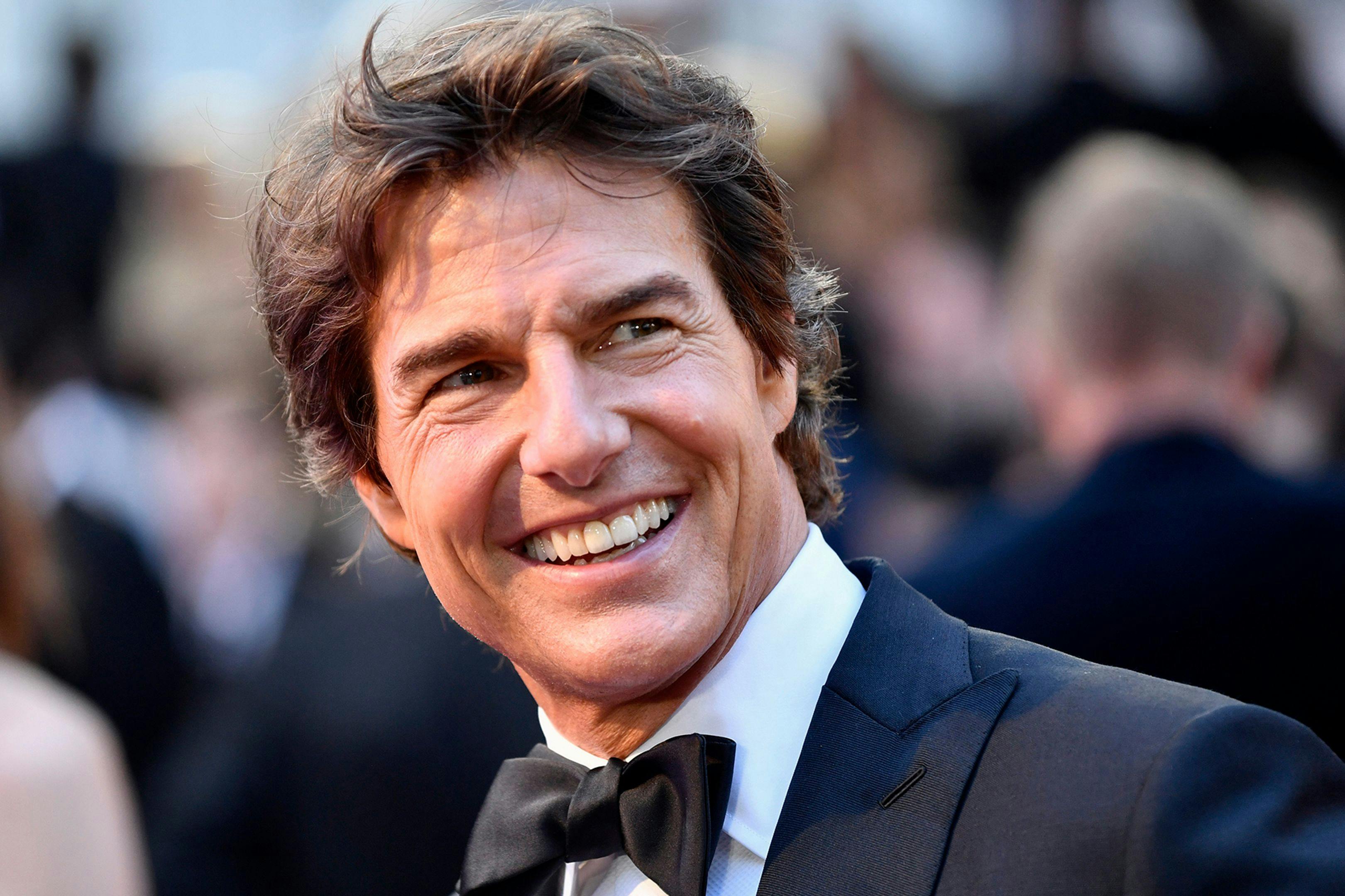 Tom Cruise en la presentación de 'Top Gun: Maverick' en Londres