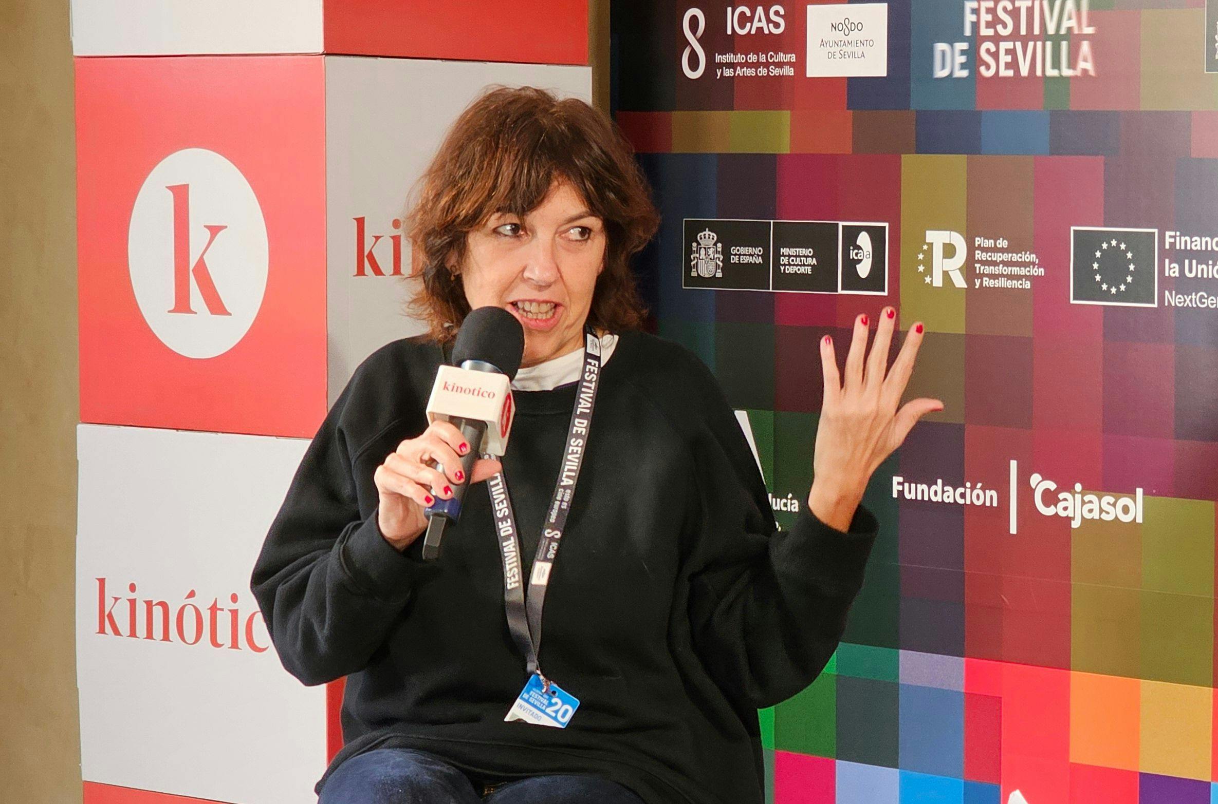 Virginia García del Pino conversa con Kinótico por la presentación de su película ‘La estafa del amor’ en el Festival de Sevilla