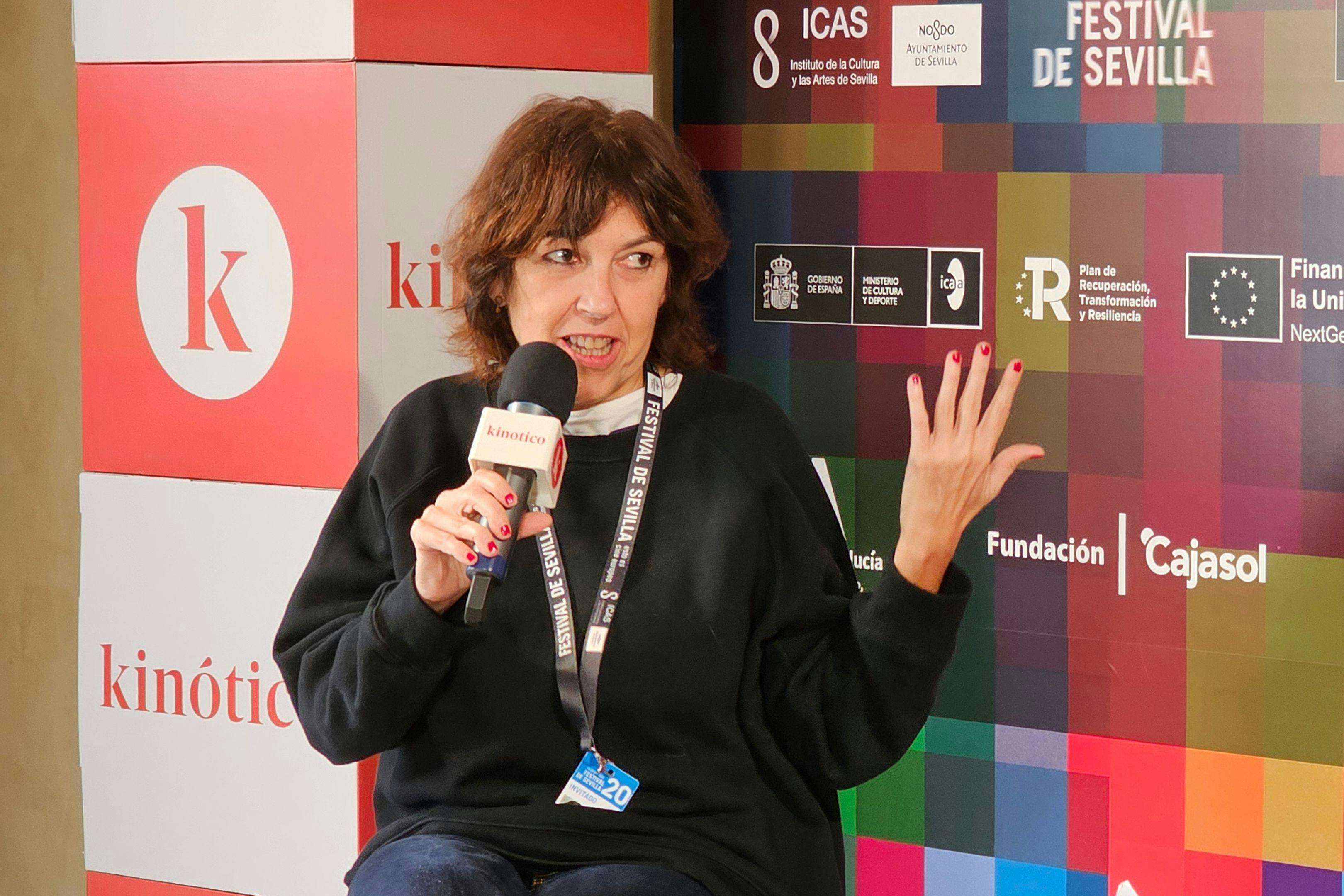 Virginia García del Pino conversa con Kinótico por la presentación de su película ‘La estafa del amor’ en el Festival de Sevilla