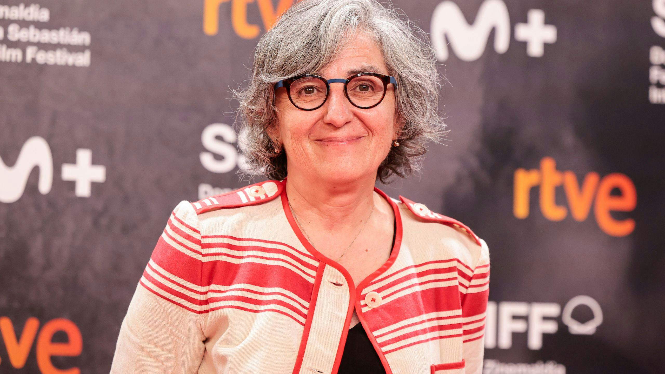 La directora Isabel Herguera, en el photocall del Festival de San Sebastián