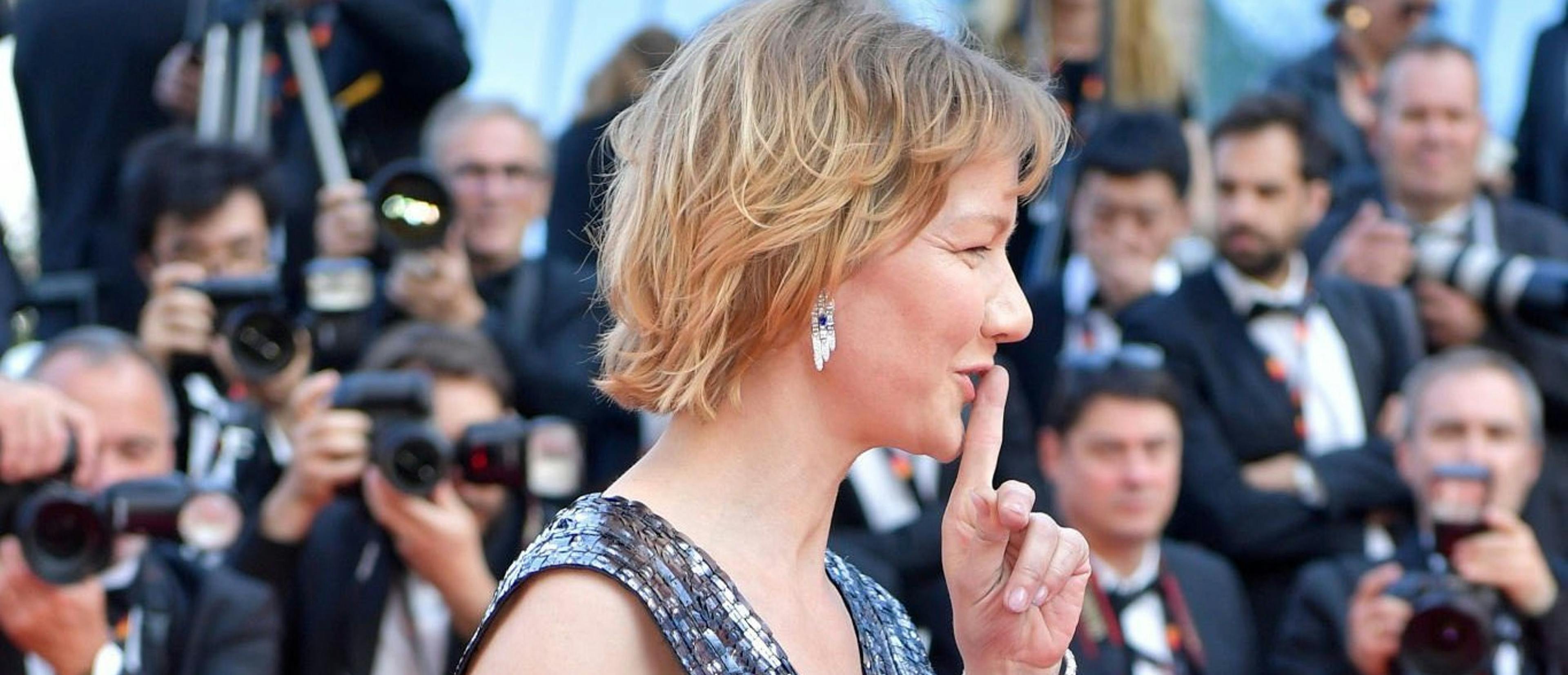 La actriz Sandra Hüller, en la alfombra roja de 'Anatomía de una caída' en el Festival de Cannes