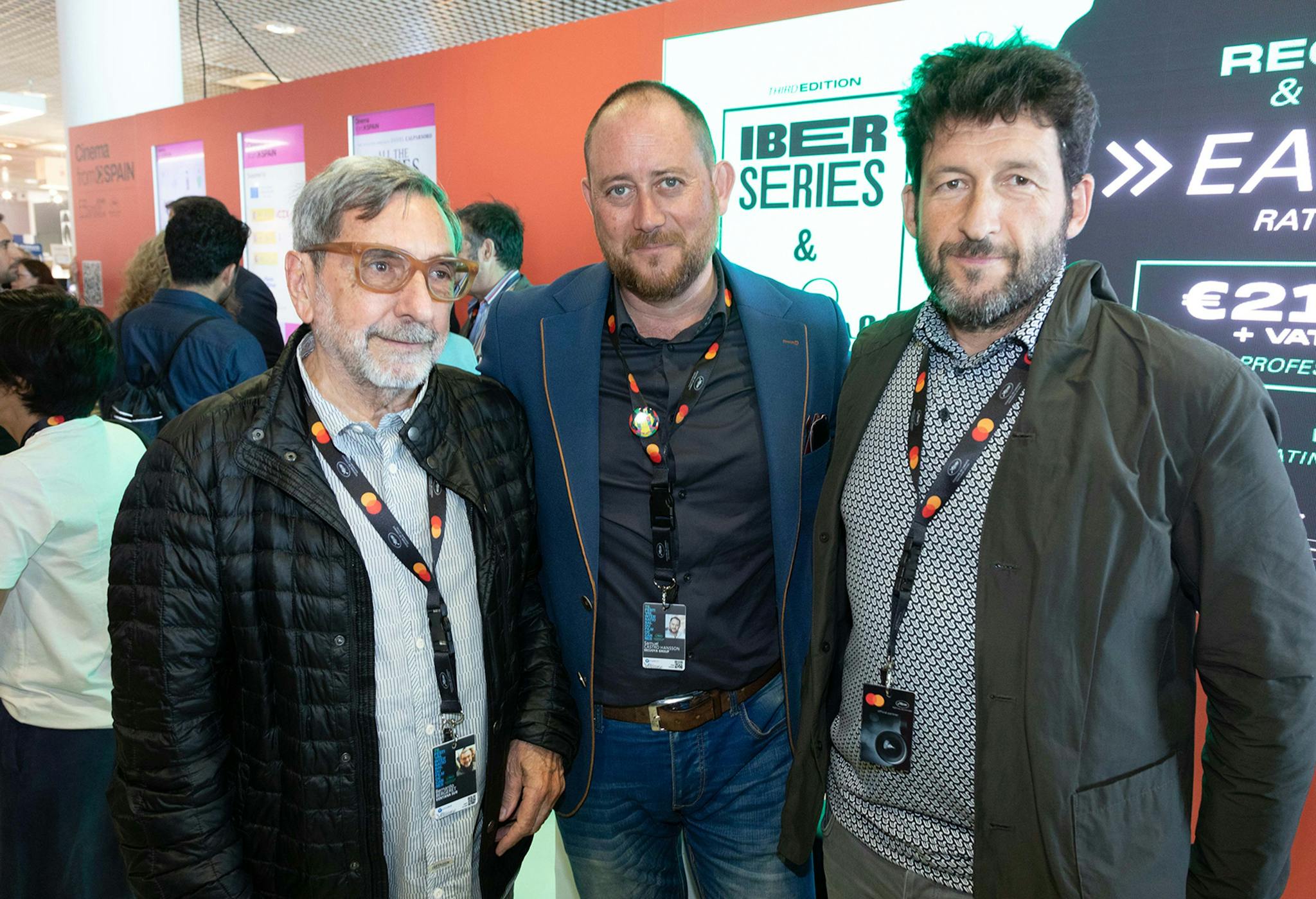 Iberseries & Platino Industria estuvo presente en el Festival de Cannes 2023 en un acto que contó con la presencia de uno de sus directores, Samuel Castro (c)