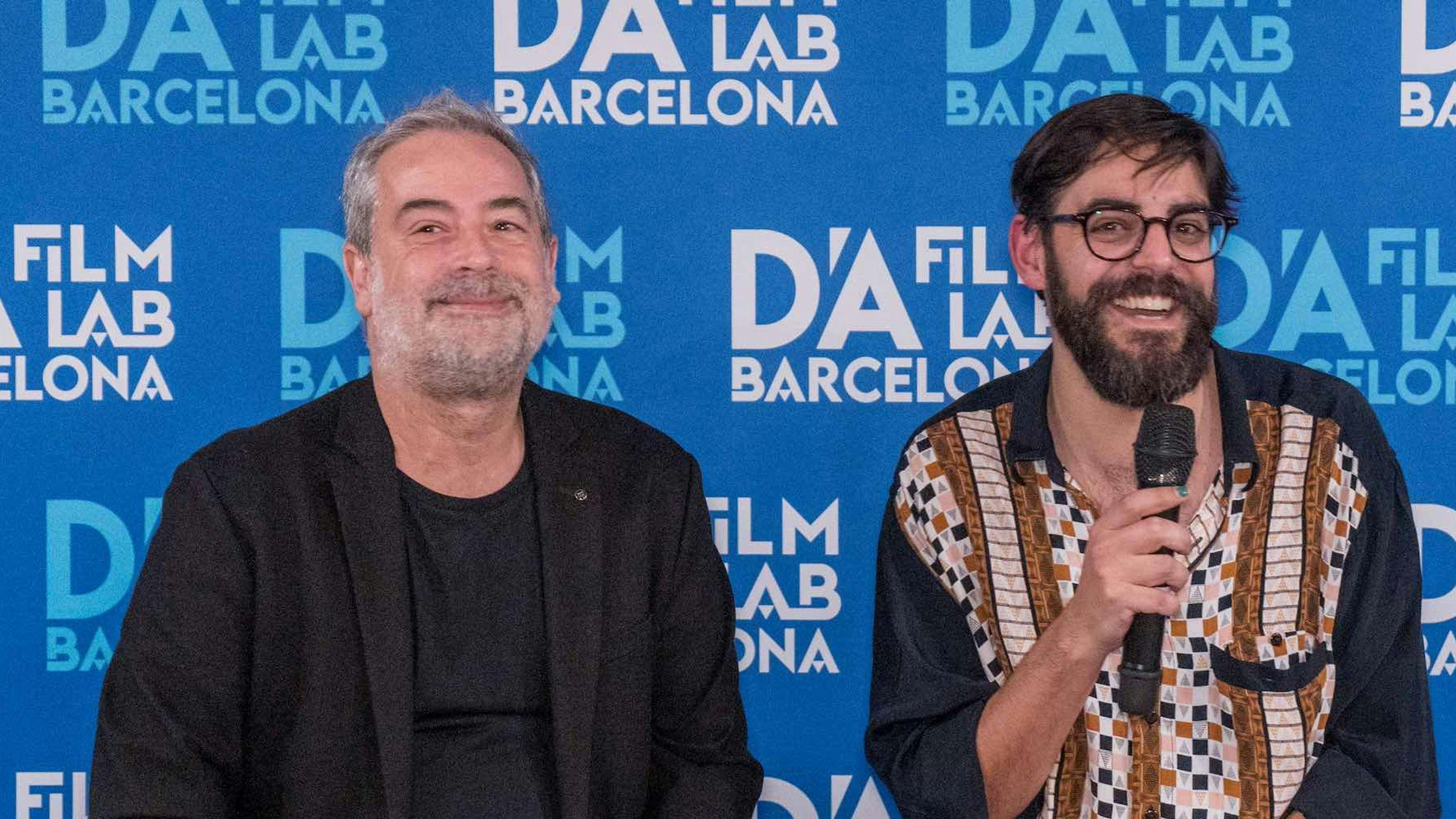 Carlos R. Ríos y Pedro Andrade, director y gestor, respectivamente, en la 5ª edición del D'A Film Lab Barcelona