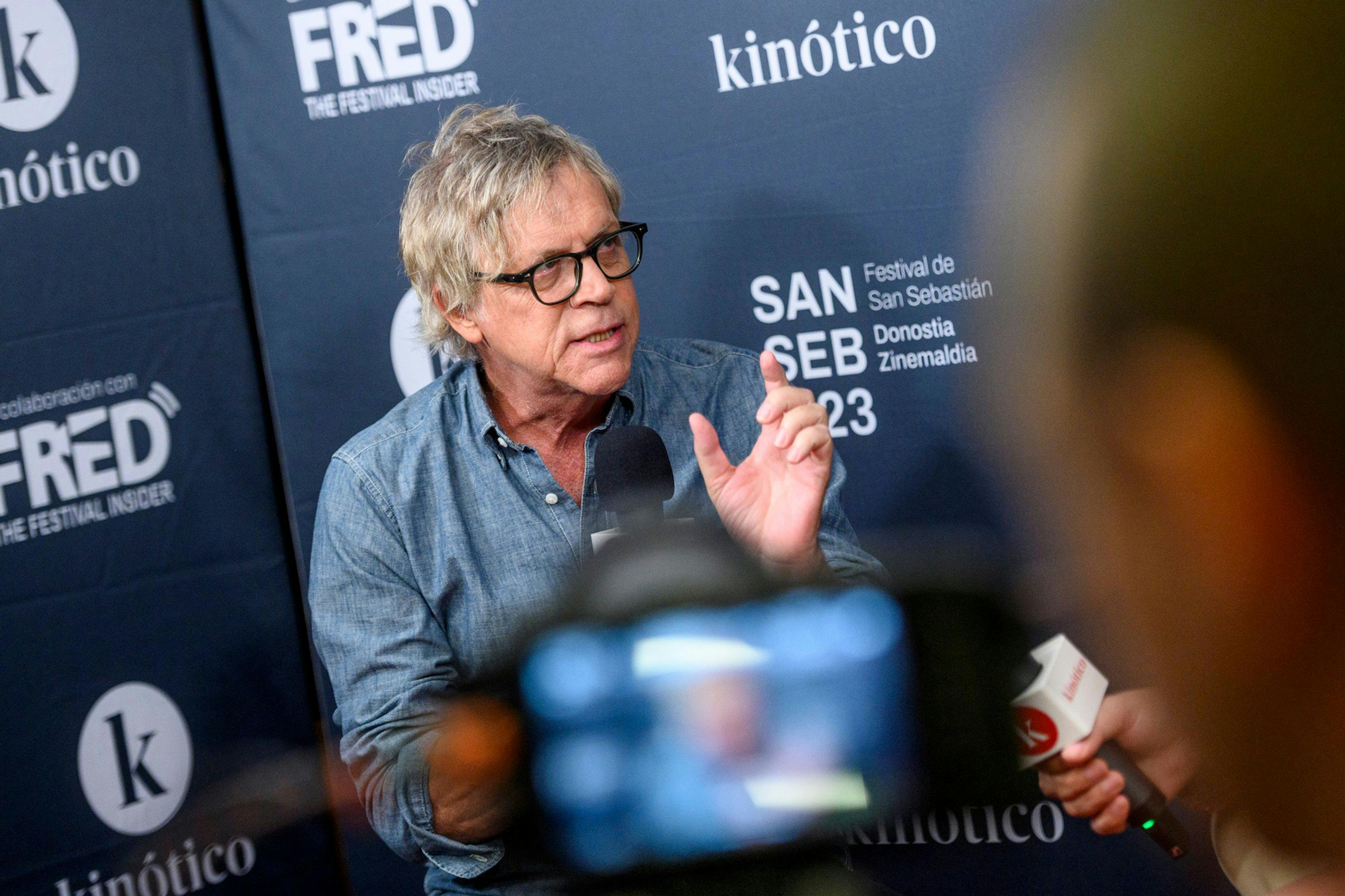 El director Todd Haynes, durante su entrevista con Kinótico en San Sebastián