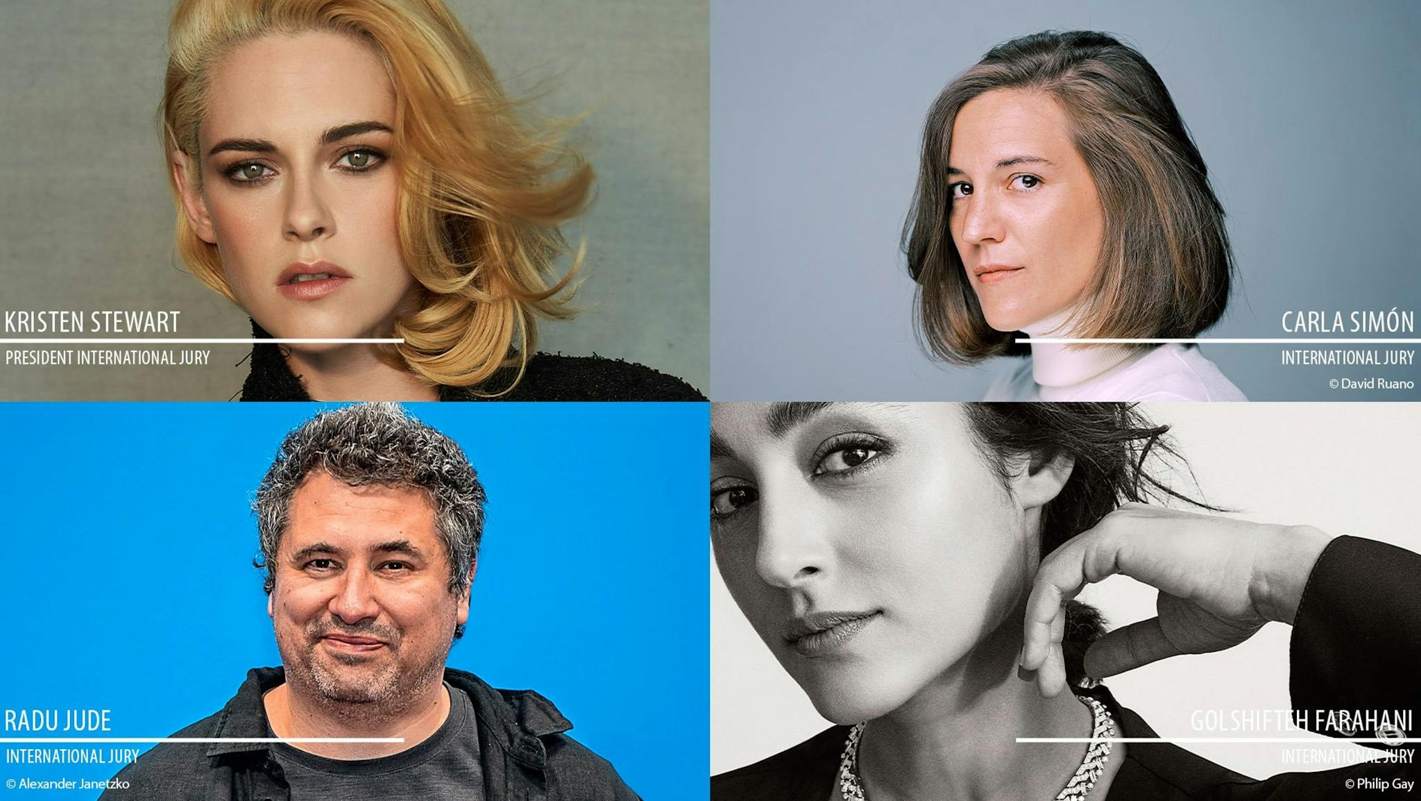 Cuatro de los miembros del jurado de la Berlinale en 2023