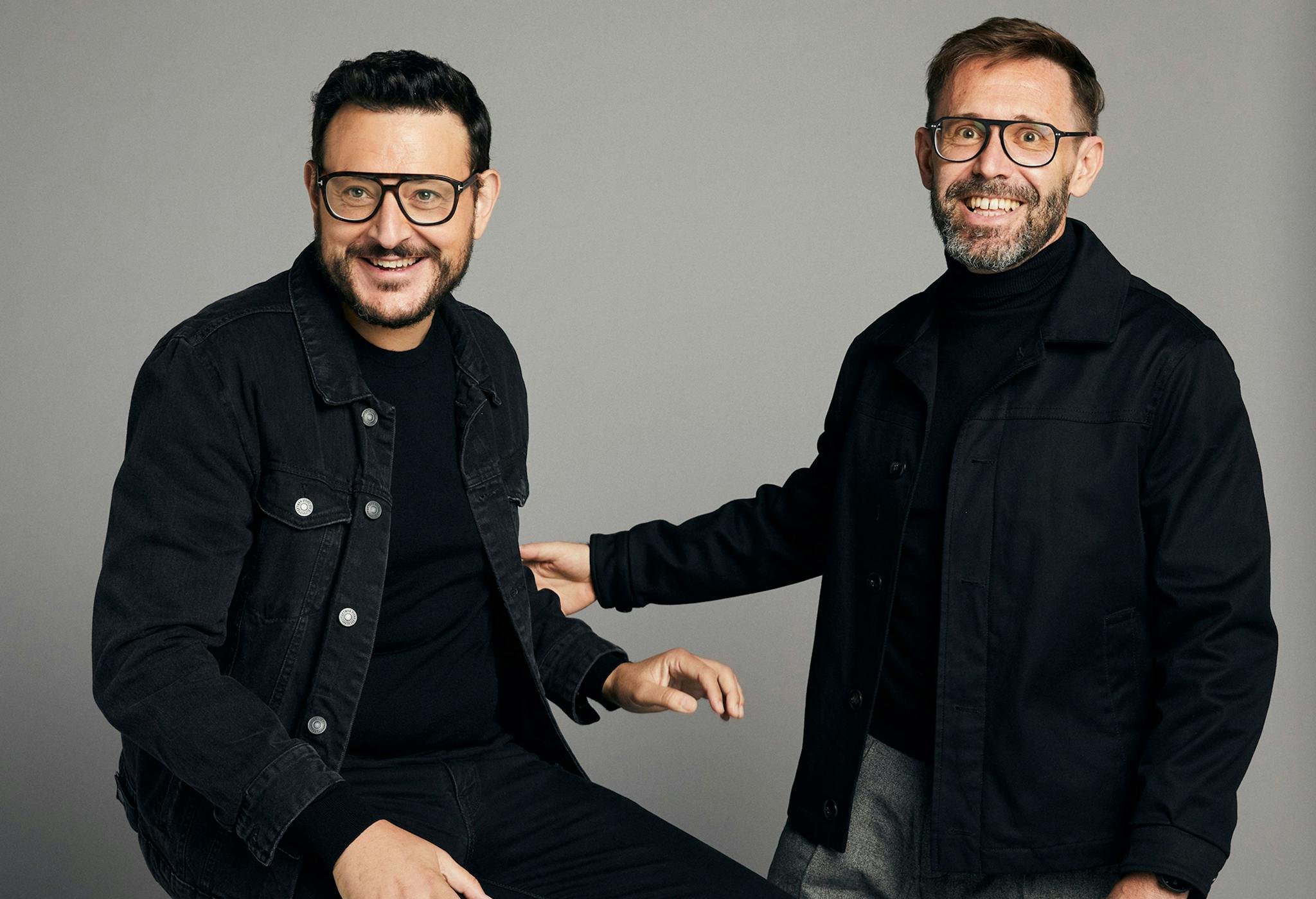 Dani de la Torre y Alberto Marini, creadores de la serie 'La Unidad'
