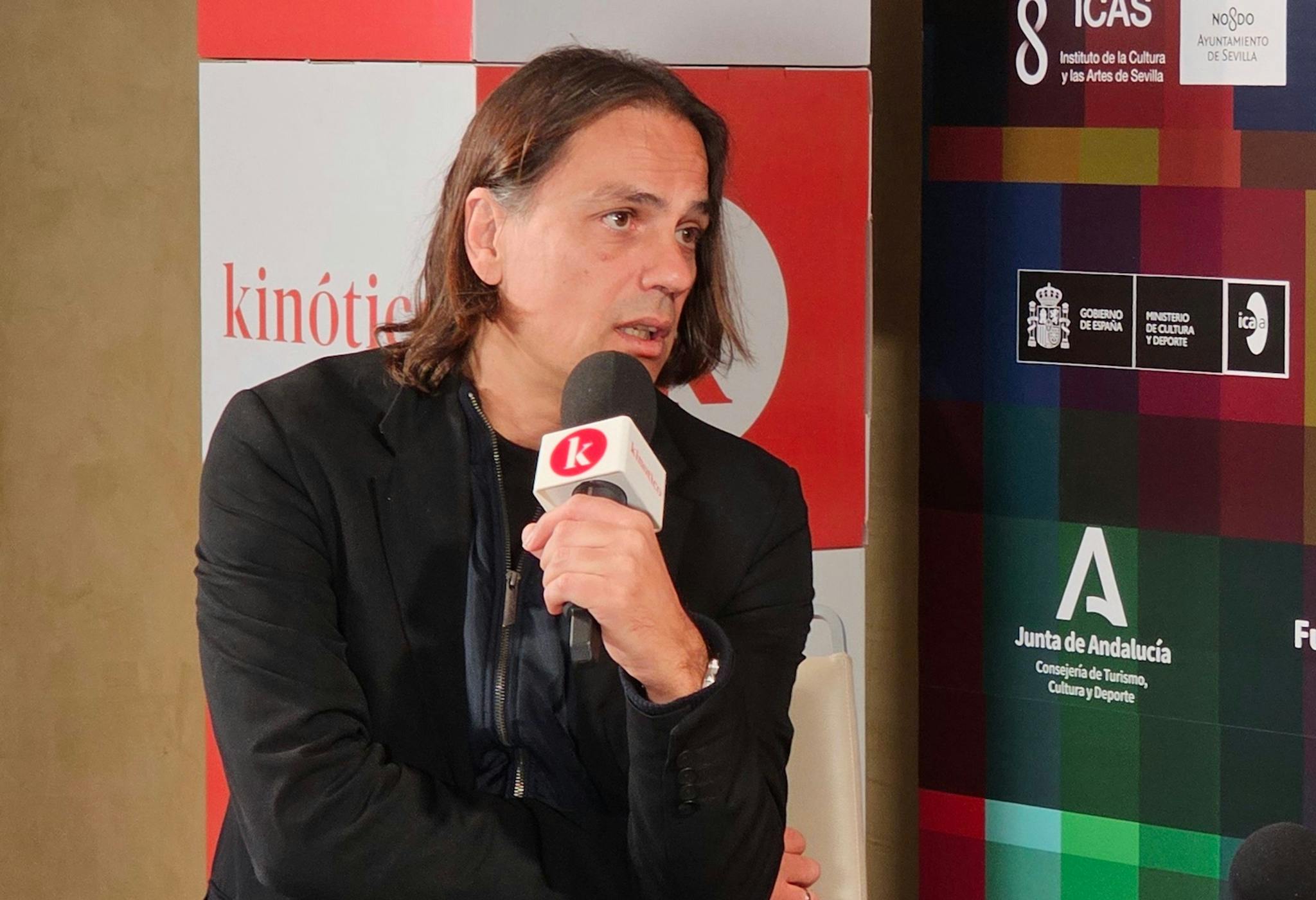 Rafa Cobos pasó por el set audiovisual de Kinótico en el pasado Festival de Sevilla