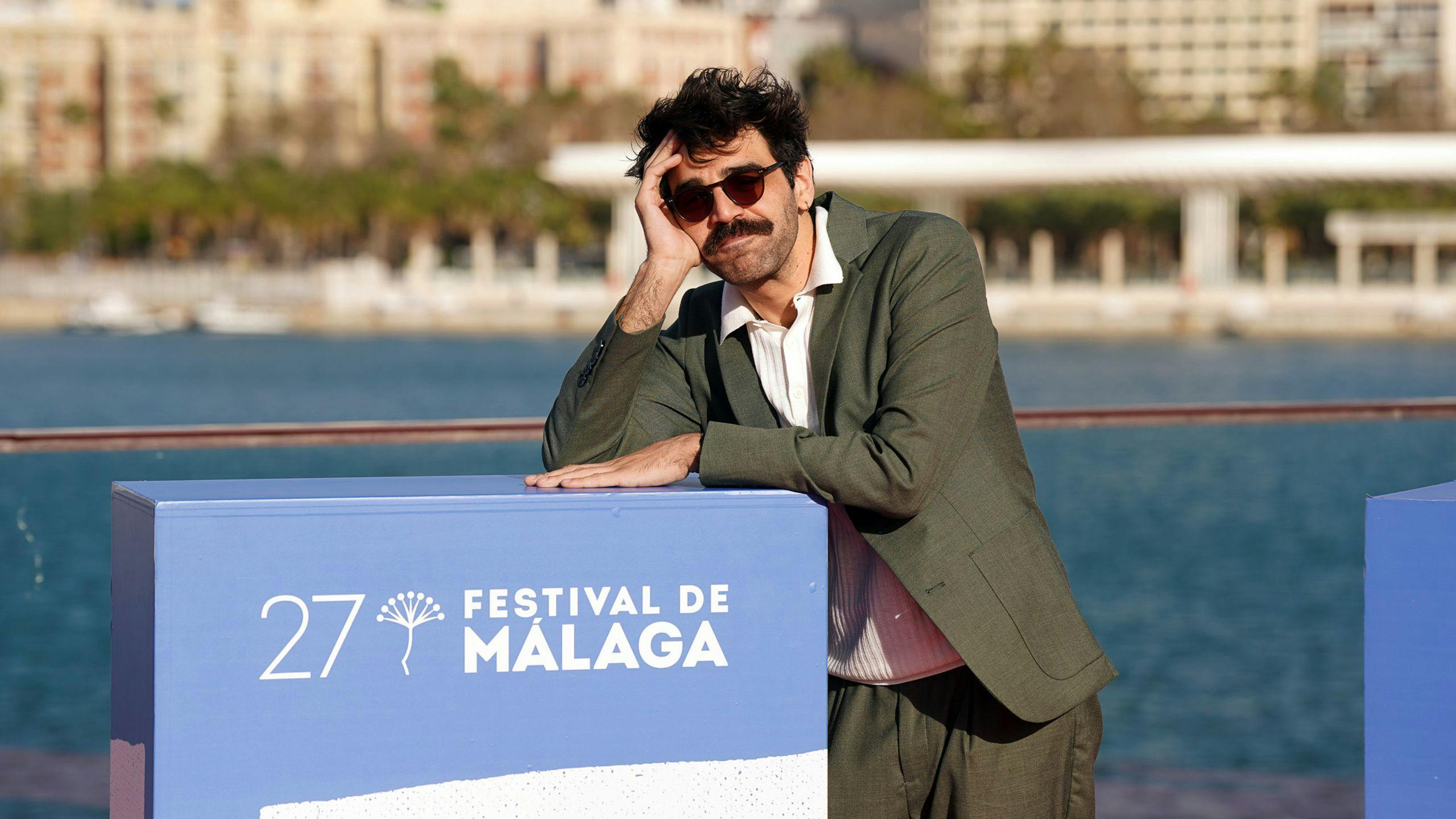 El acto David Verdaguer, en el photocall de la película 'La casa' durante el 27 Festival de Málaga