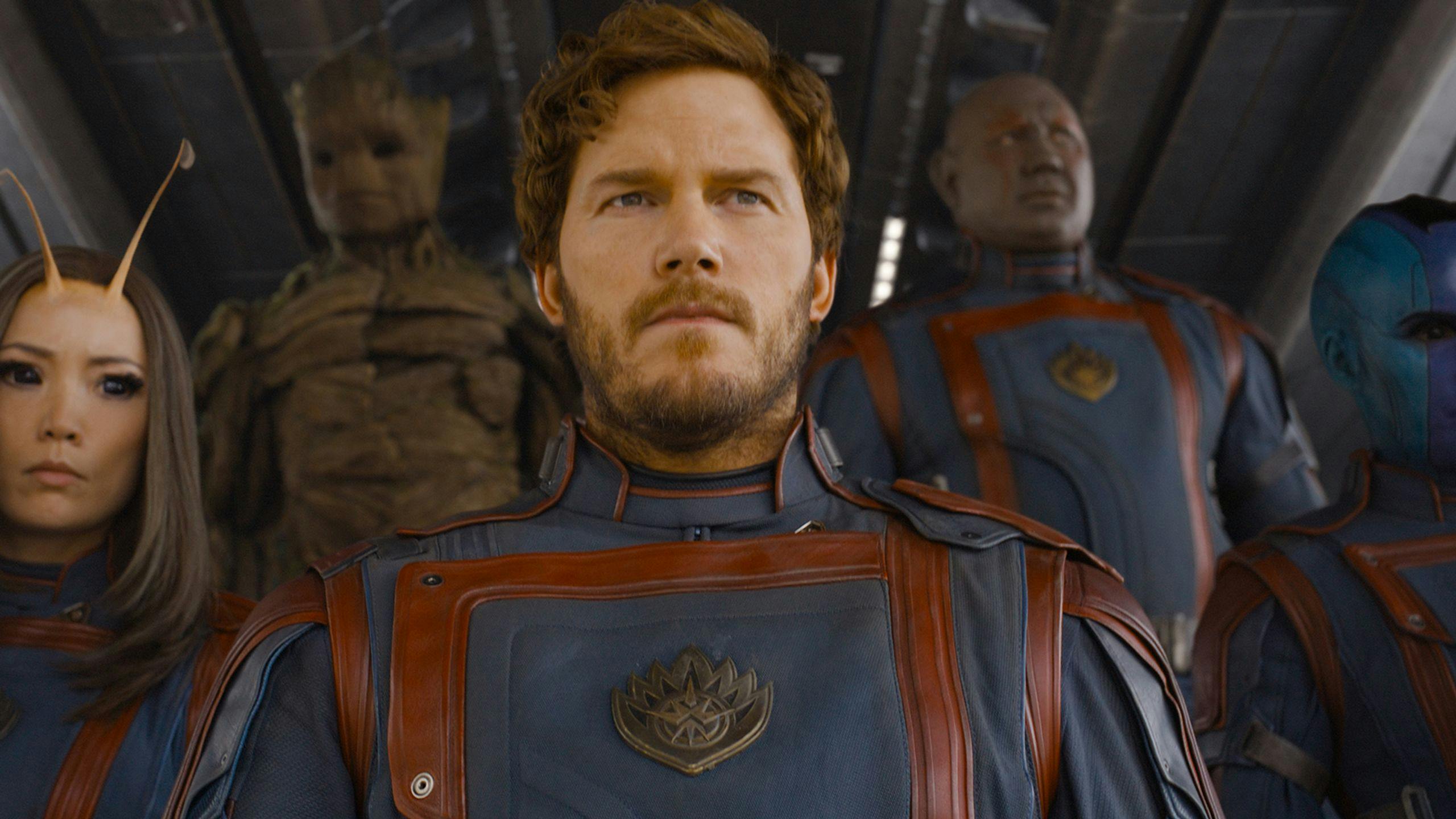 Chris Pratt encabeza una vez más el reparto de Guardianes de la Galaxia: Volumen 3
