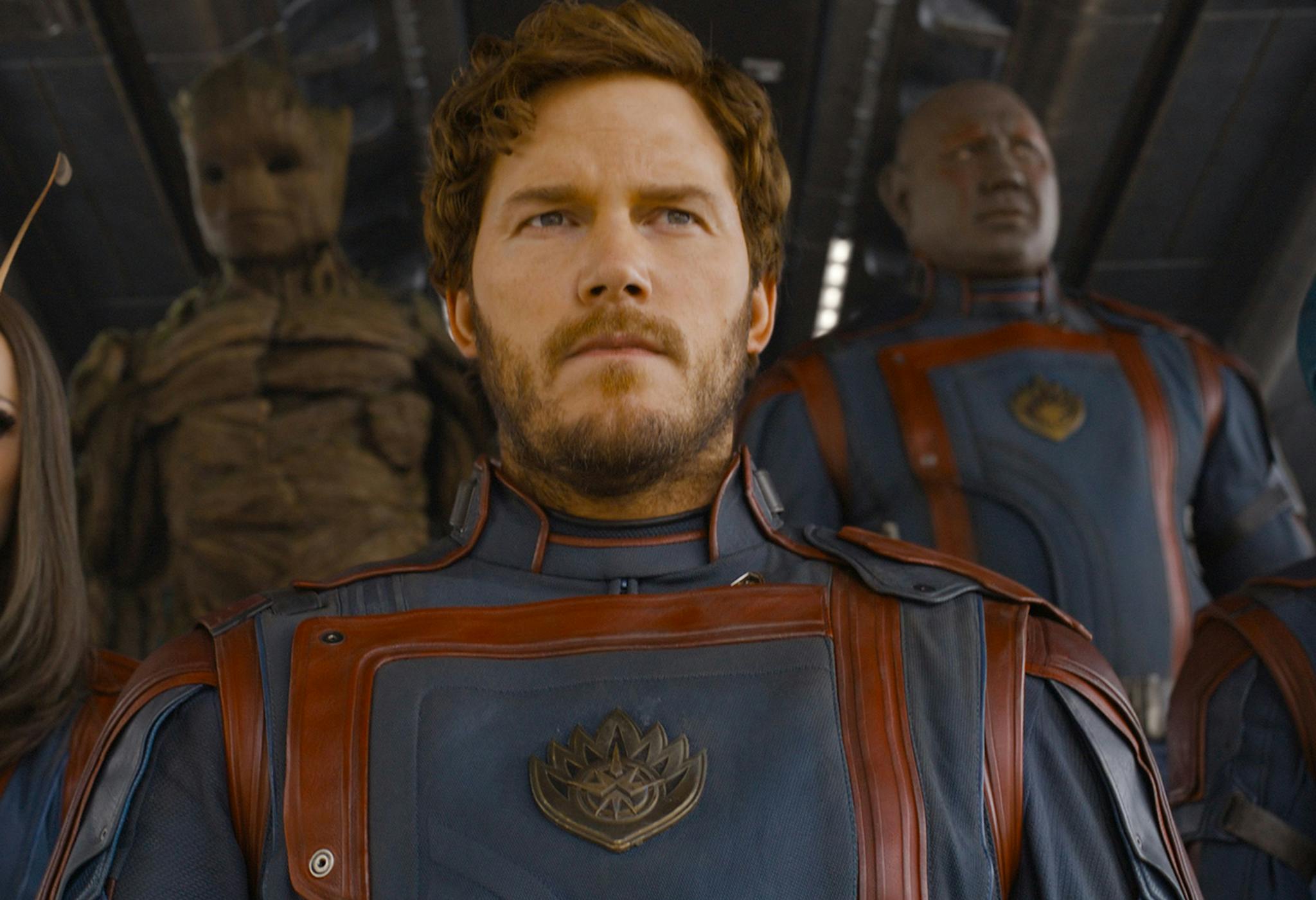 Chris Pratt encabeza una vez más el reparto de Guardianes de la Galaxia: Volumen 3