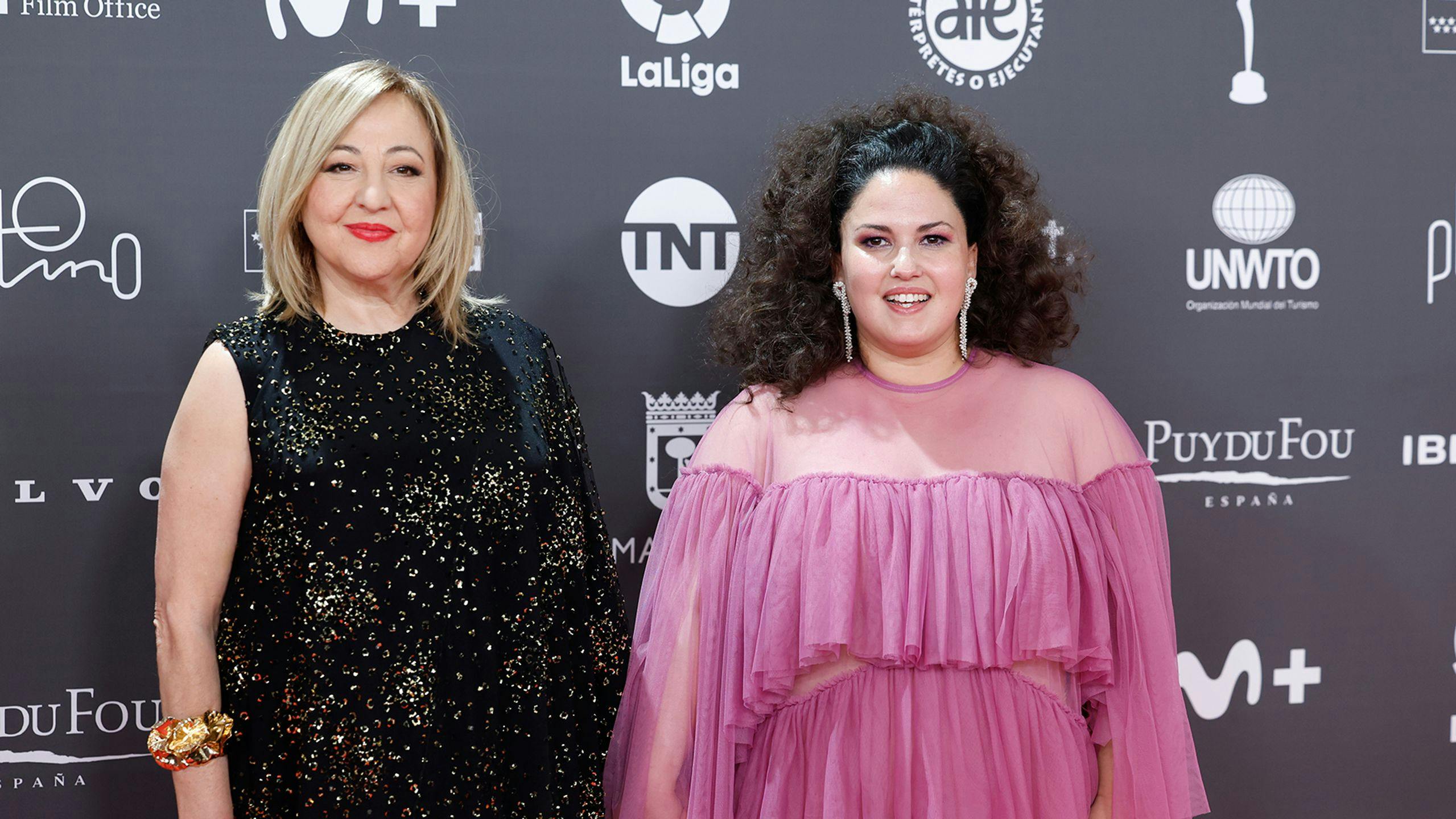 Carmen Machi y Laura Galán, en la alfombra roja de la X edición de los Premios Platino