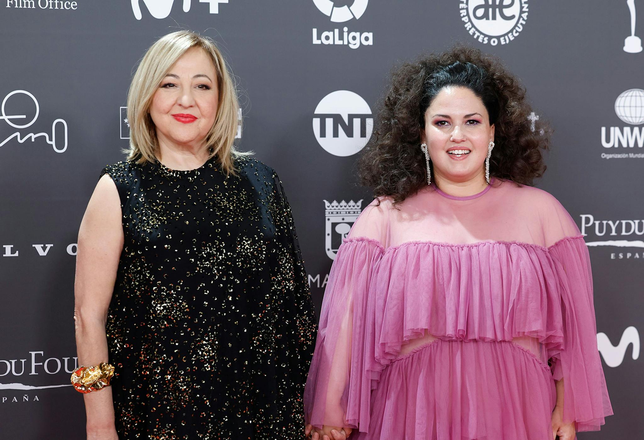 Carmen Machi y Laura Galán, en la alfombra roja de la X edición de los Premios Platino
