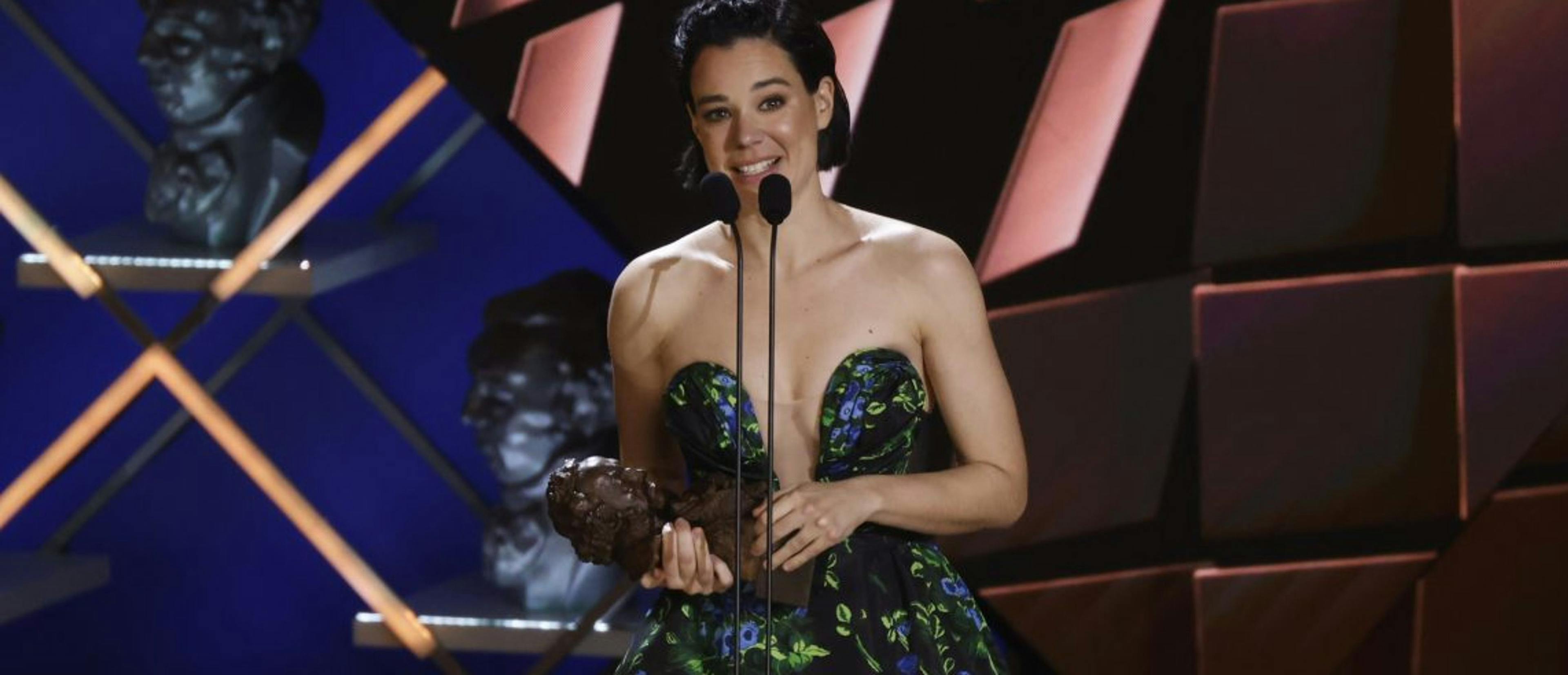 Laia Costa recoge el Goya 2023 a la Mejor actriz protagonista