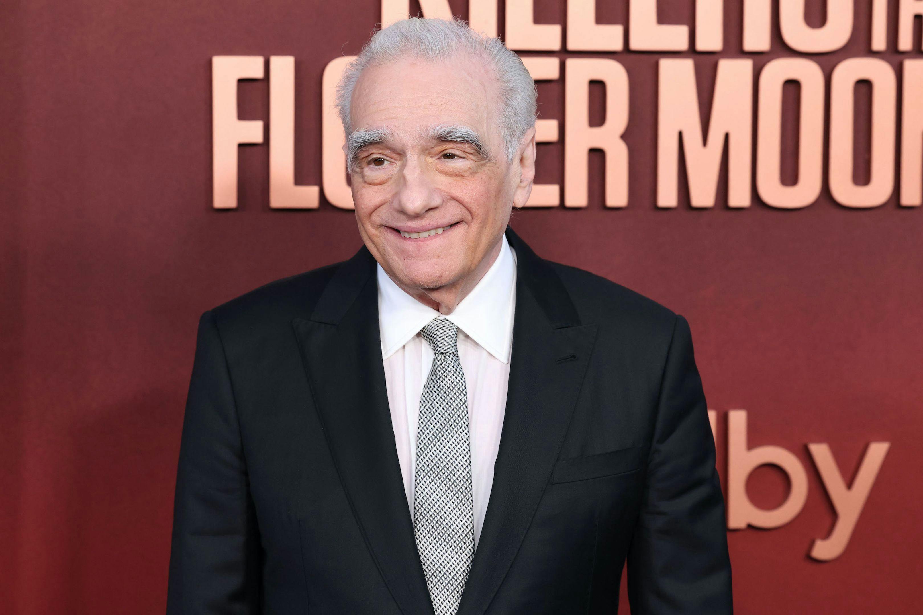 El director Martin Scorsese, durante la premiere de 'Los asesinos de la luna' en California, en octubre de 2023