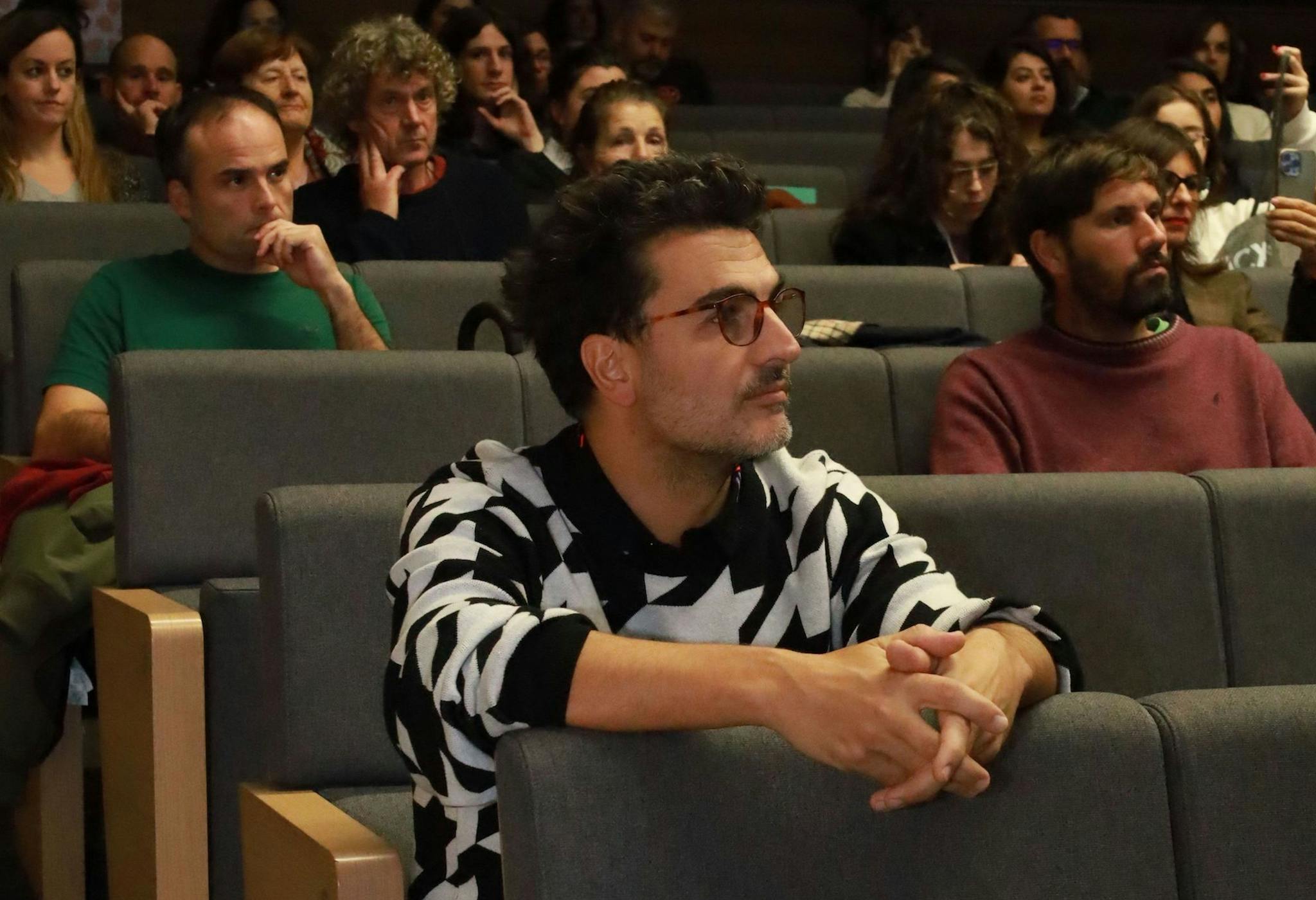 Pablo Lago, durante la presentación de 'O auto das ánimas' en Gijón