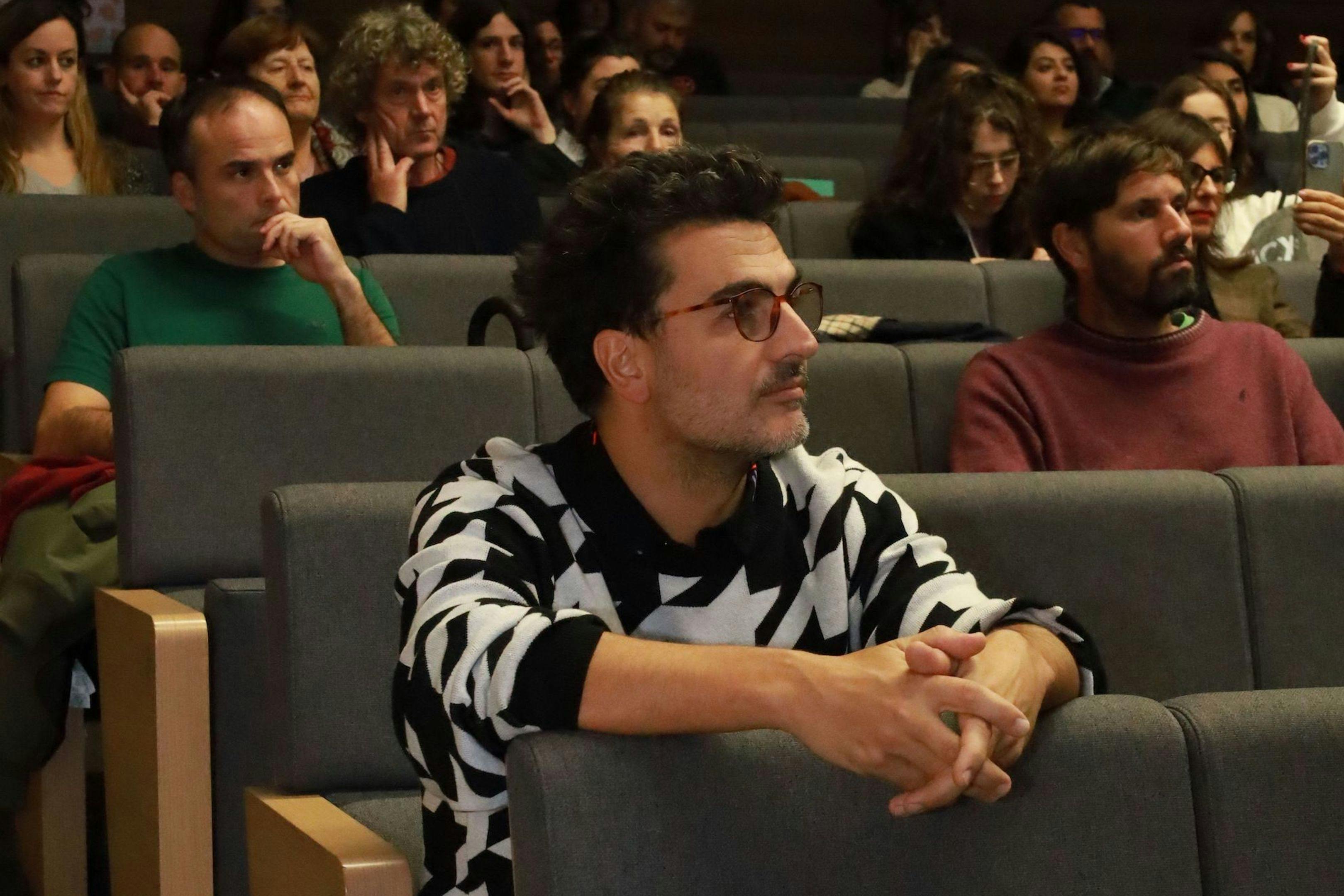 Pablo Lago, durante la presentación de 'O auto das ánimas' en Gijón