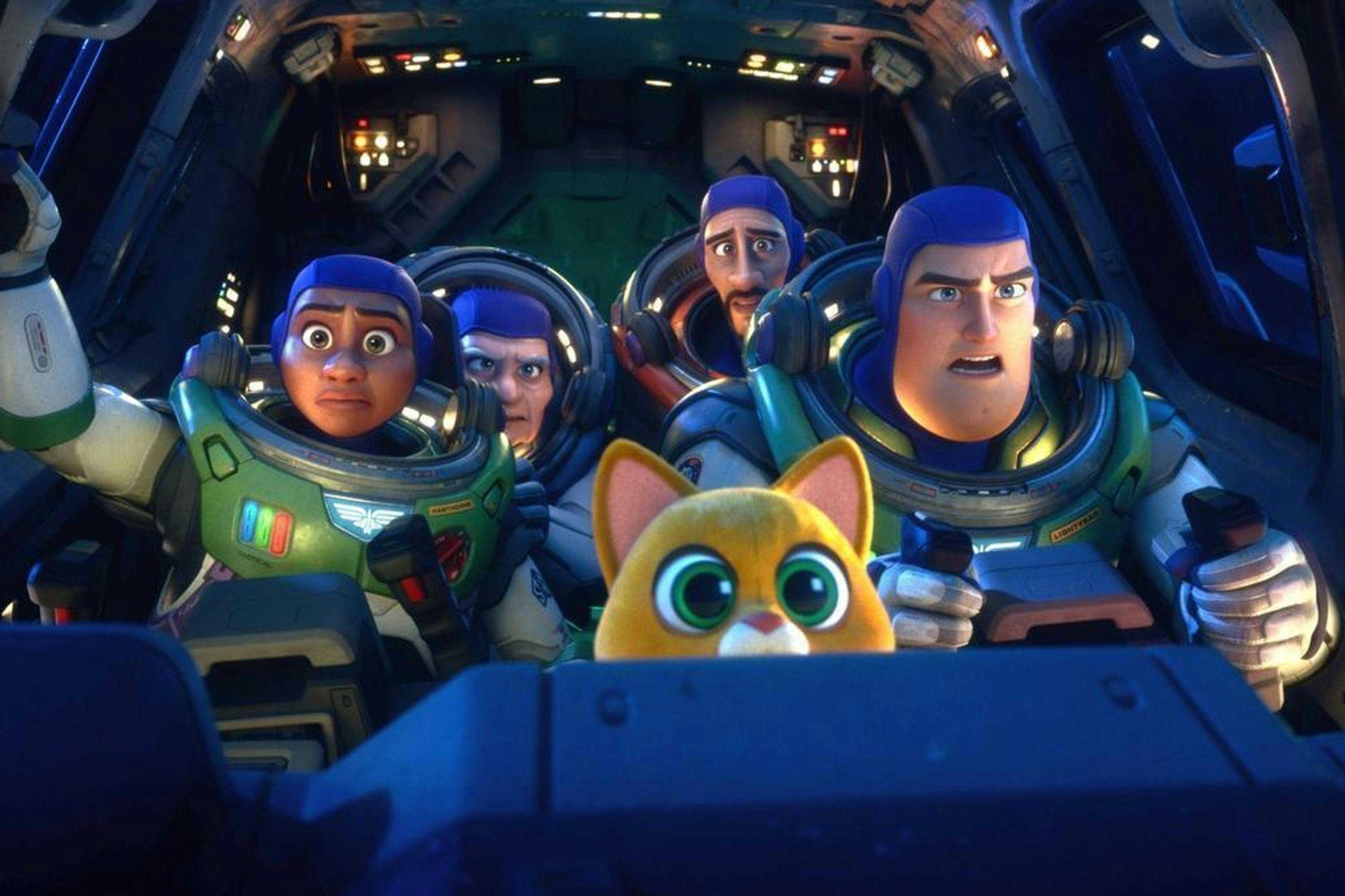 Fotograma de 'Lightyear', película de Pixar que es un spin-off de 'Toy Story'.