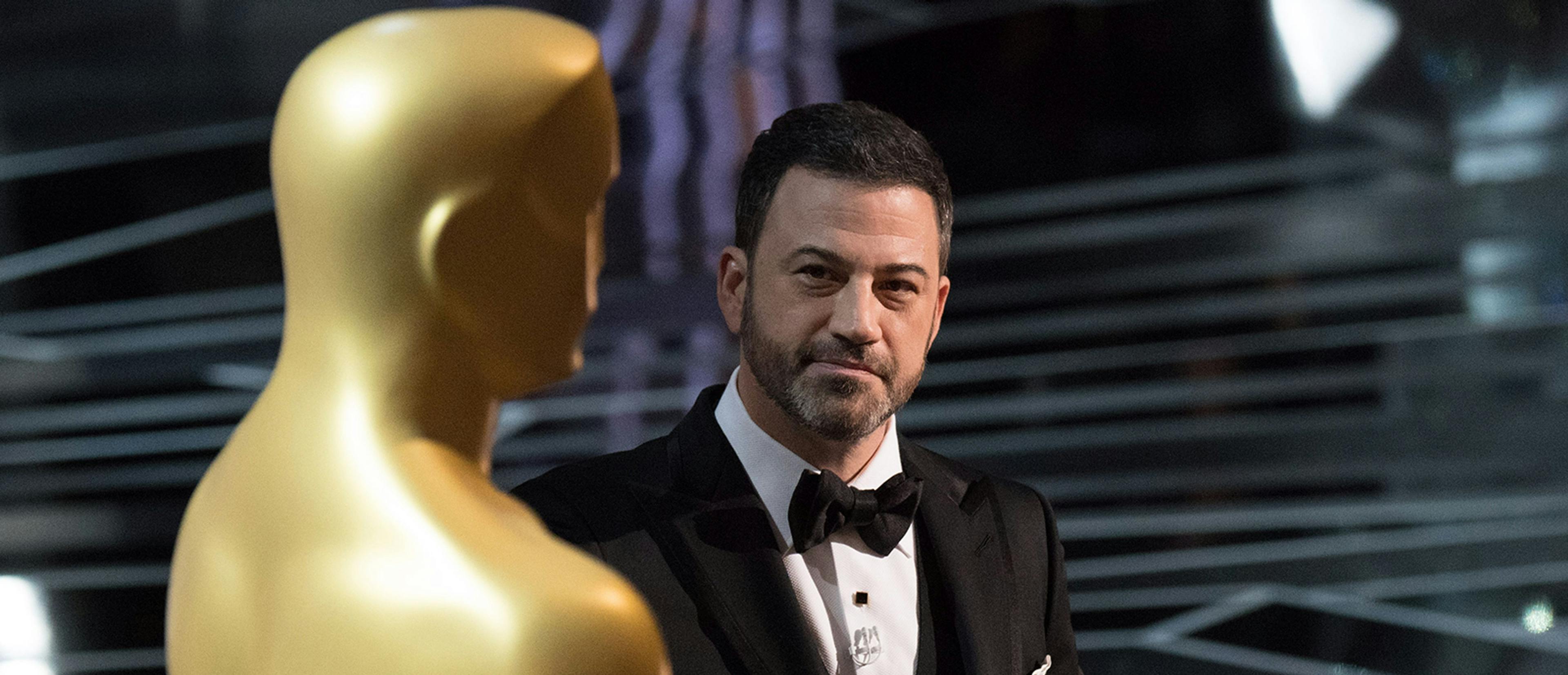 El presentador y humorista Jimmy Kimmel, durante la 90 gala de los Oscar