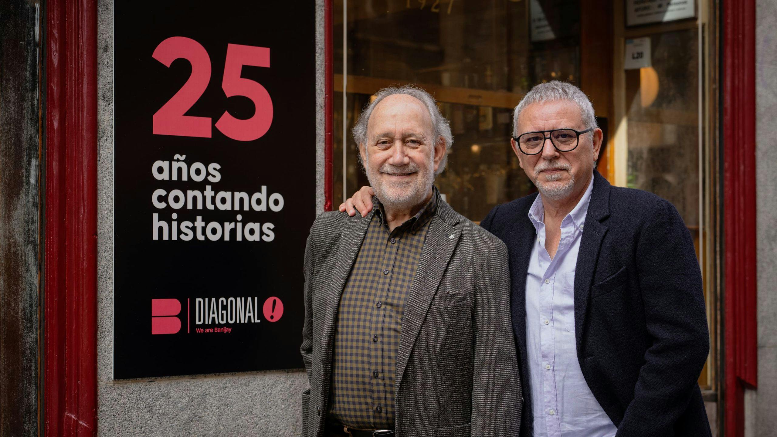 Jaume Banacolocha, CEO de Diagonal, y Jordi Frades, director general de la productora