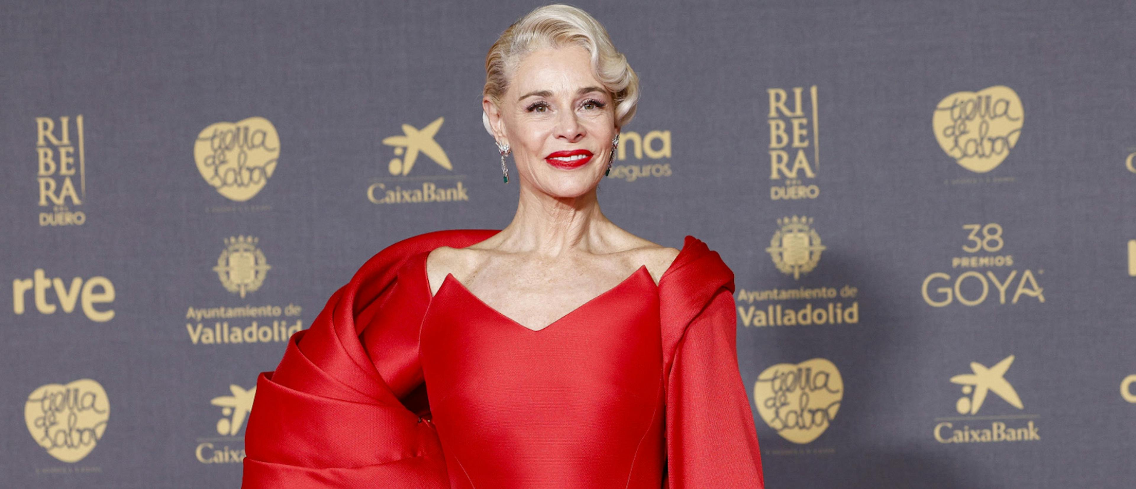 Belén Rueda en la alfombra roja de la 38 edición de los Premios Goya