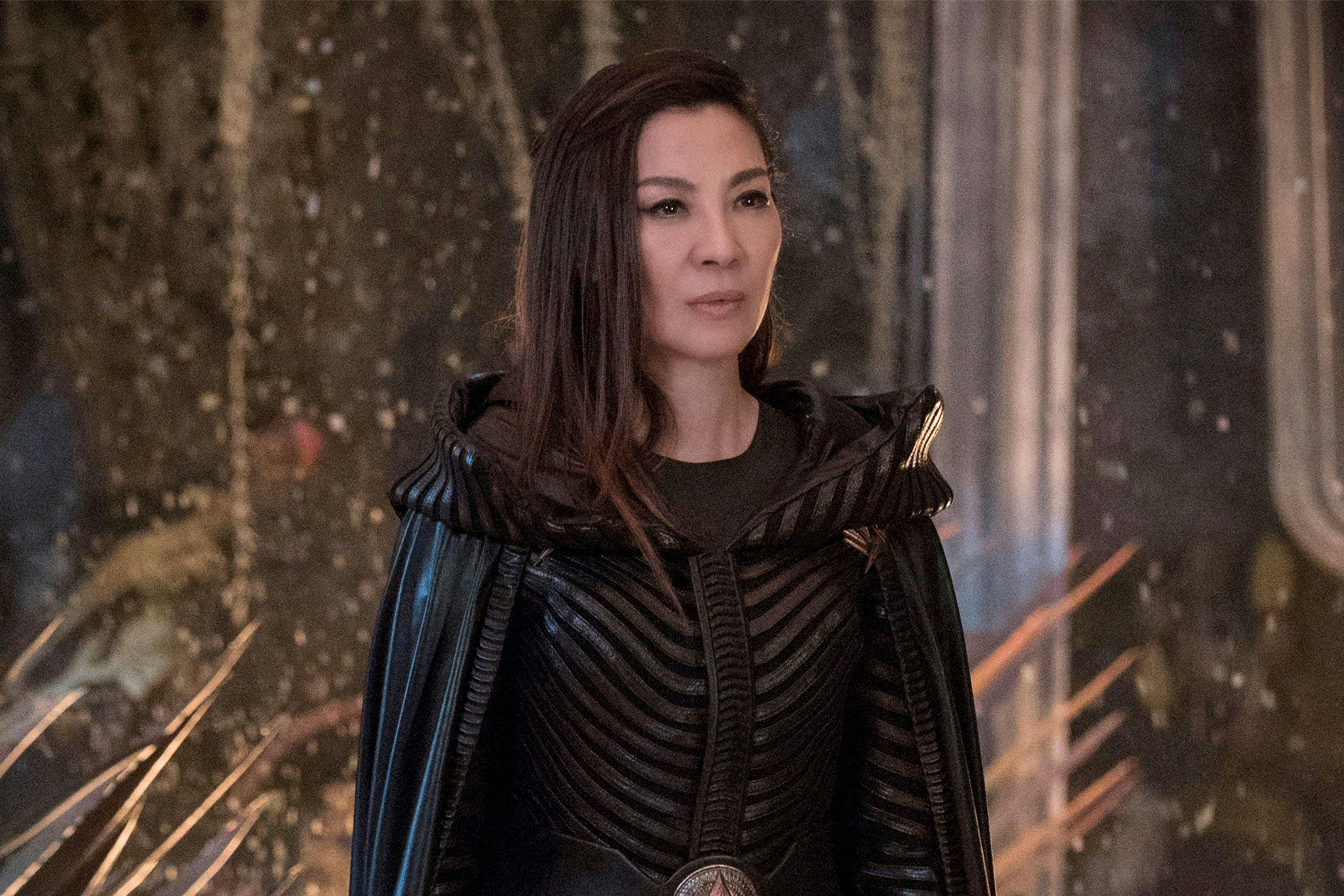 Michelle Yeoh como la Emperadora Philippa Georgiou en un capítulo de la serie de Star Trek 'Discovery' 