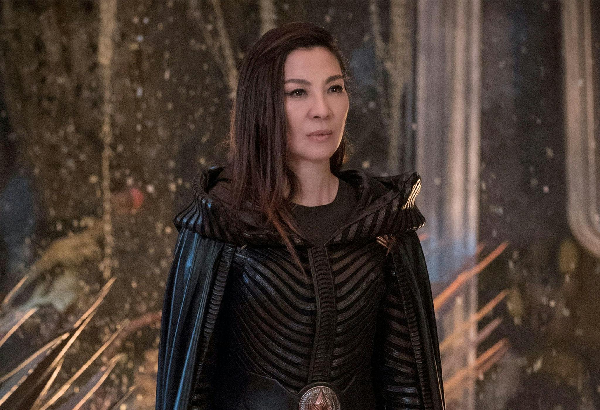 Michelle Yeoh como la Emperadora Philippa Georgiou en un capítulo de la serie de Star Trek 'Discovery' 