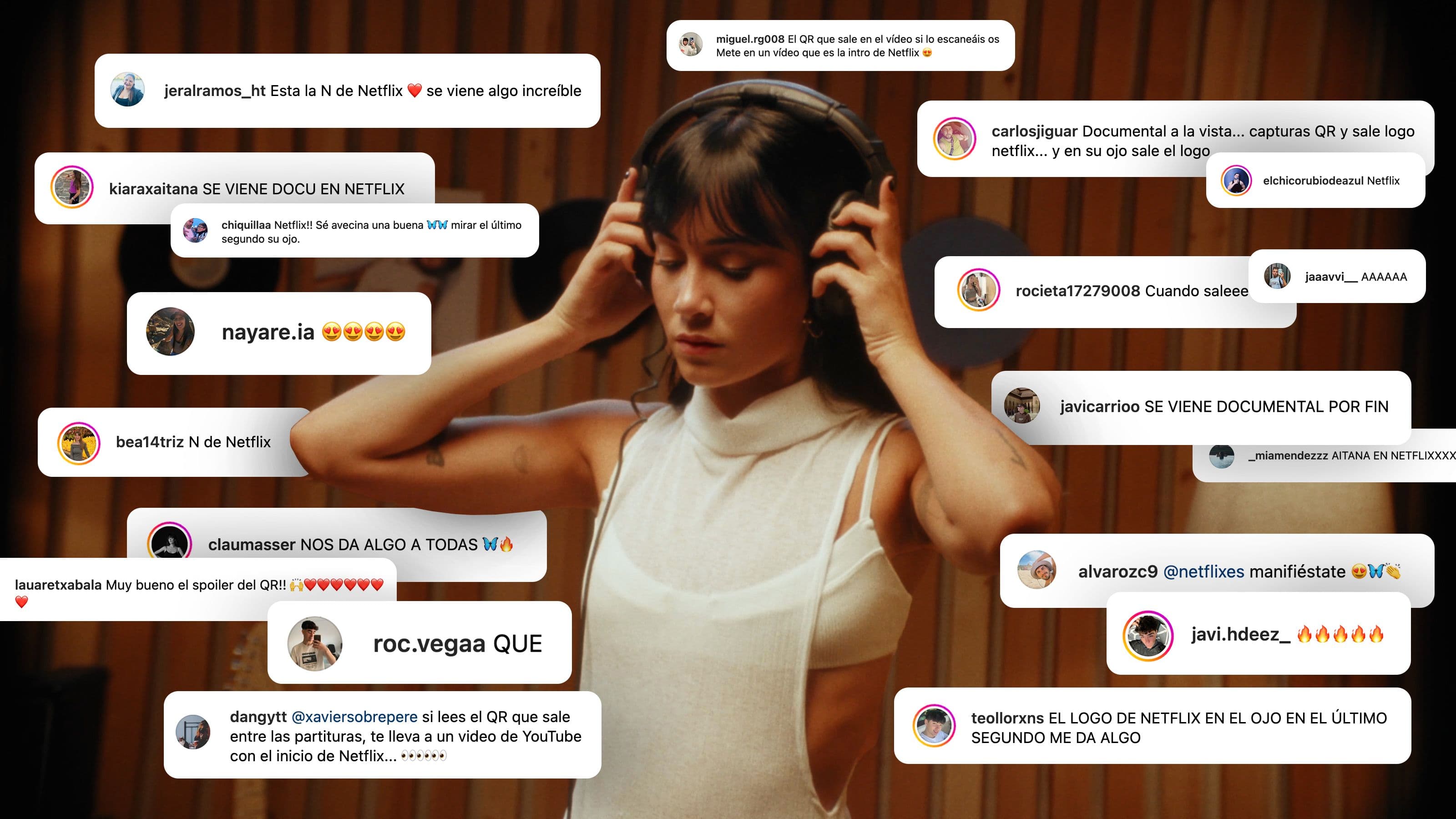 Fotograma promocional de 'Aitana: Metamorfosis', serie documental dirigida por Chloé Wallace