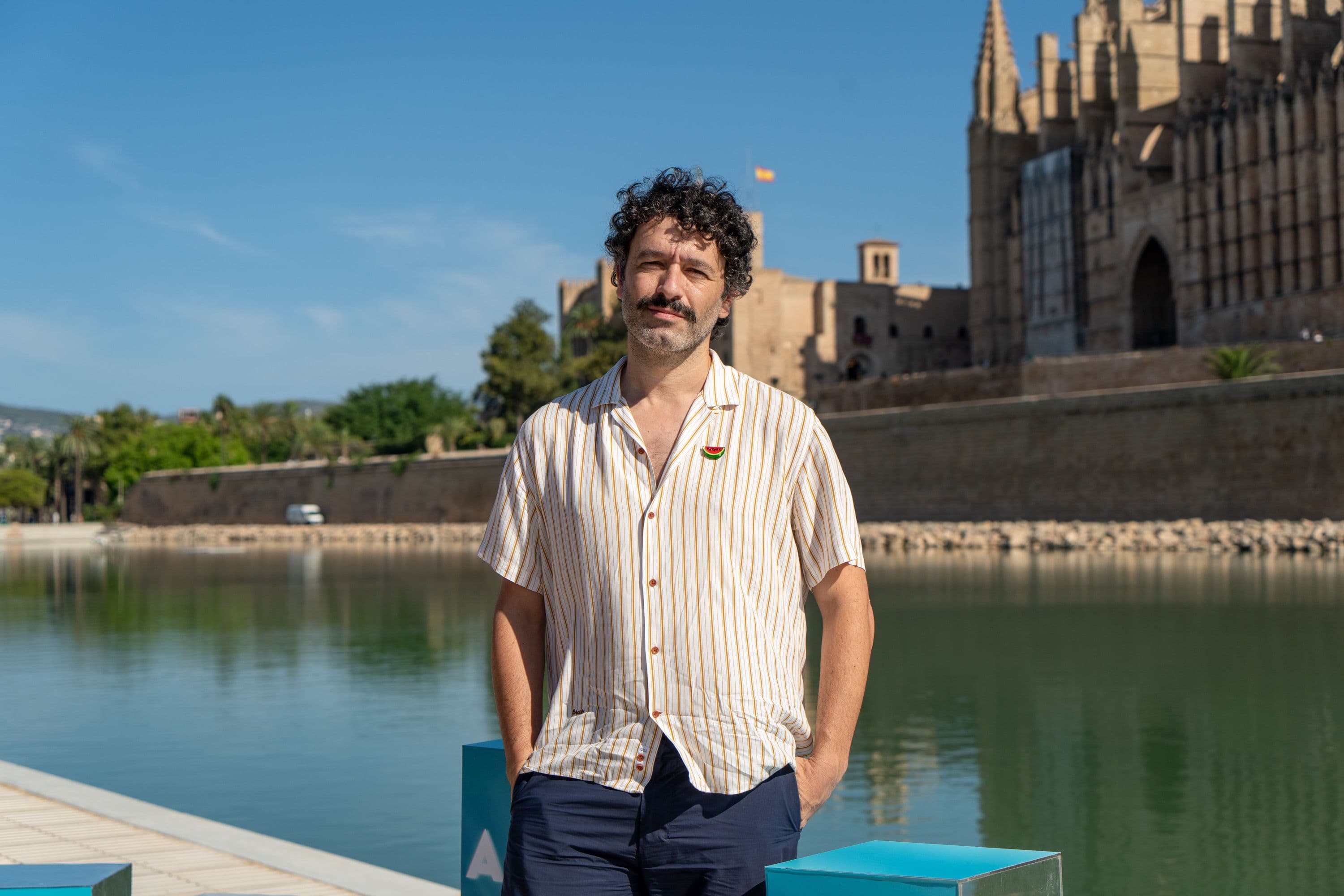 El director Rodrigo Sorogoyen durante el Atlàntida Film Fest 2025
