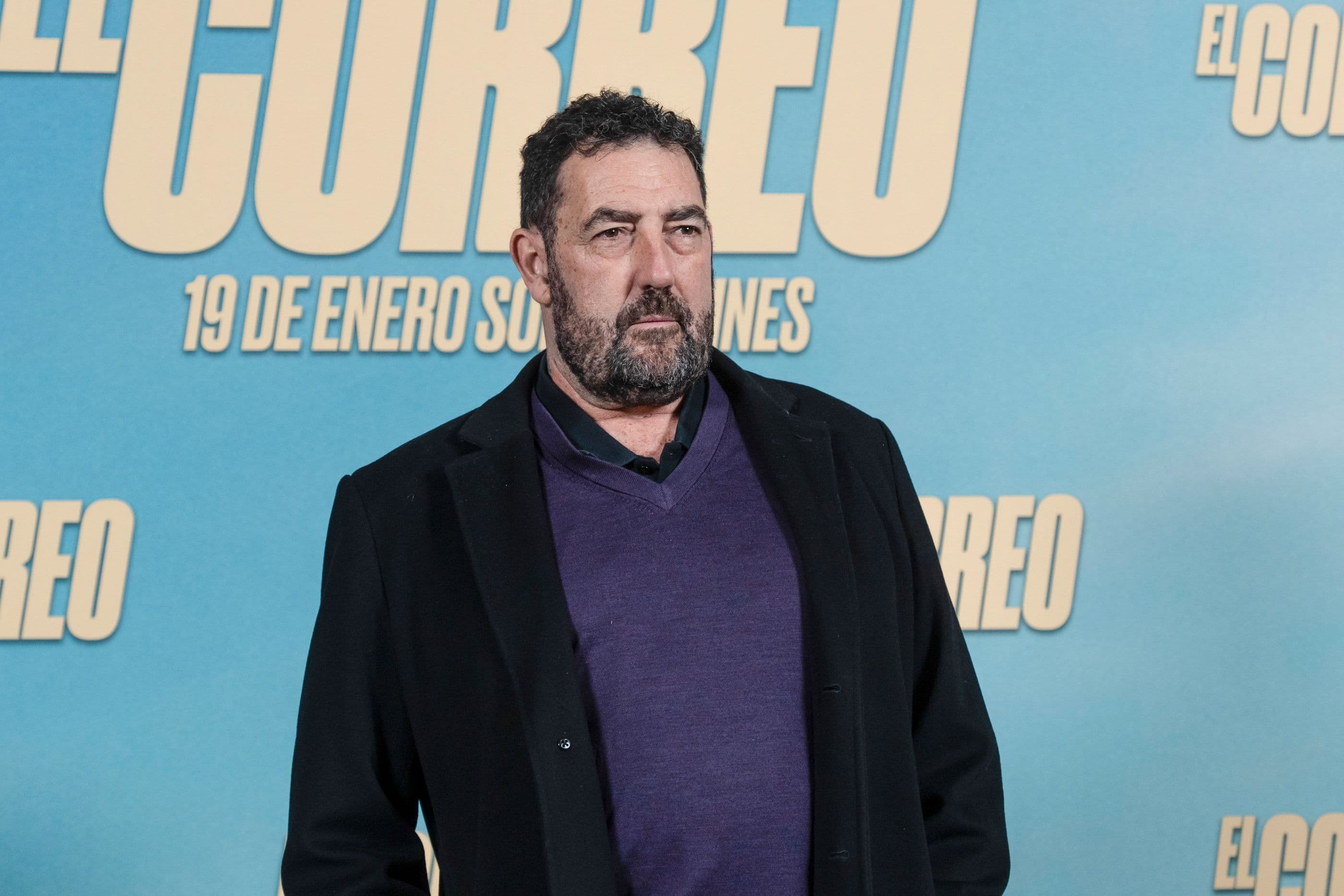 El director Daniel Calparsoro, durante la presentación en Madrid de su película 'El correo'