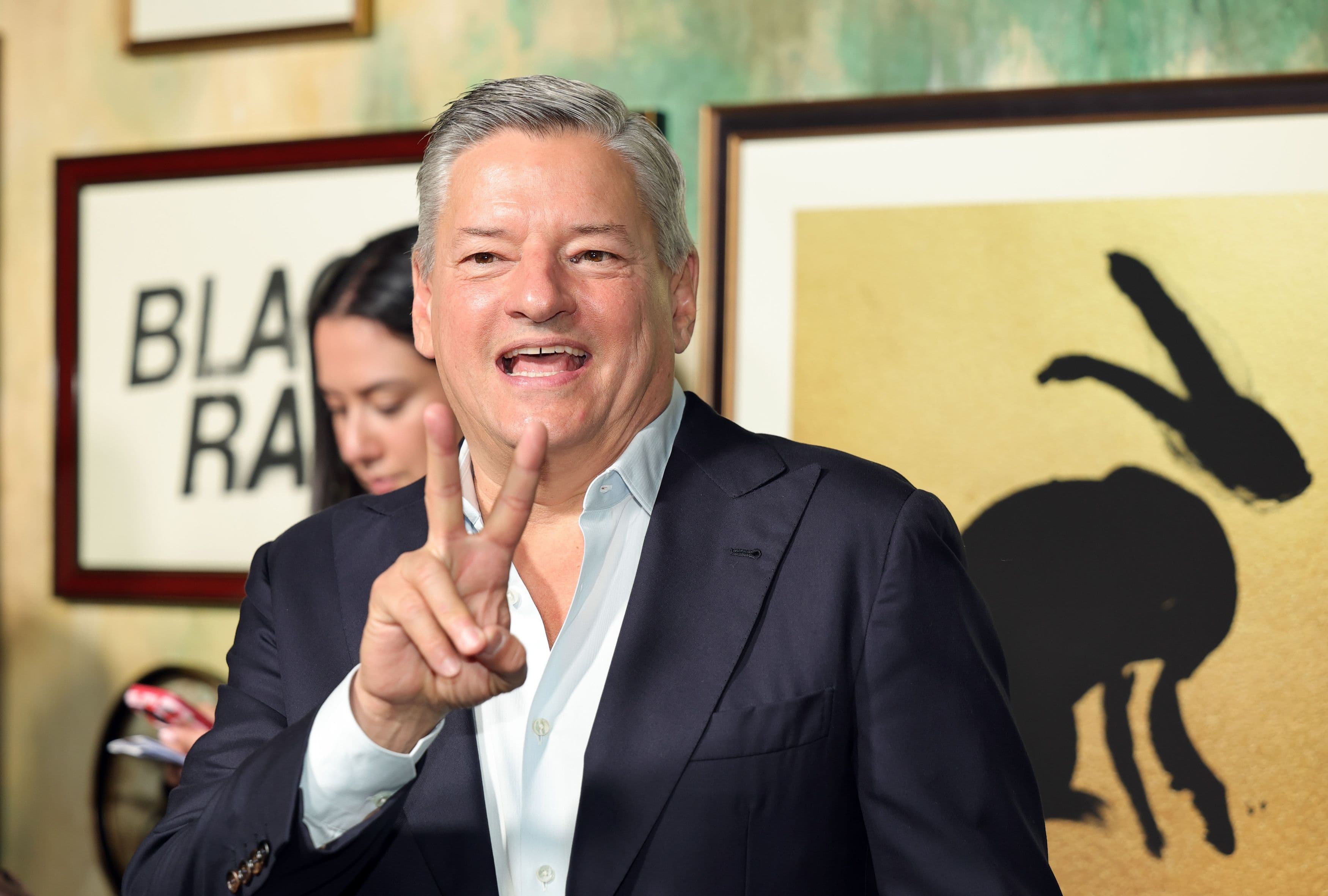 El CEO de Netflix, Ted Sarandos, durante la premiere de 'Black Rabbit' en septiembre de 2025