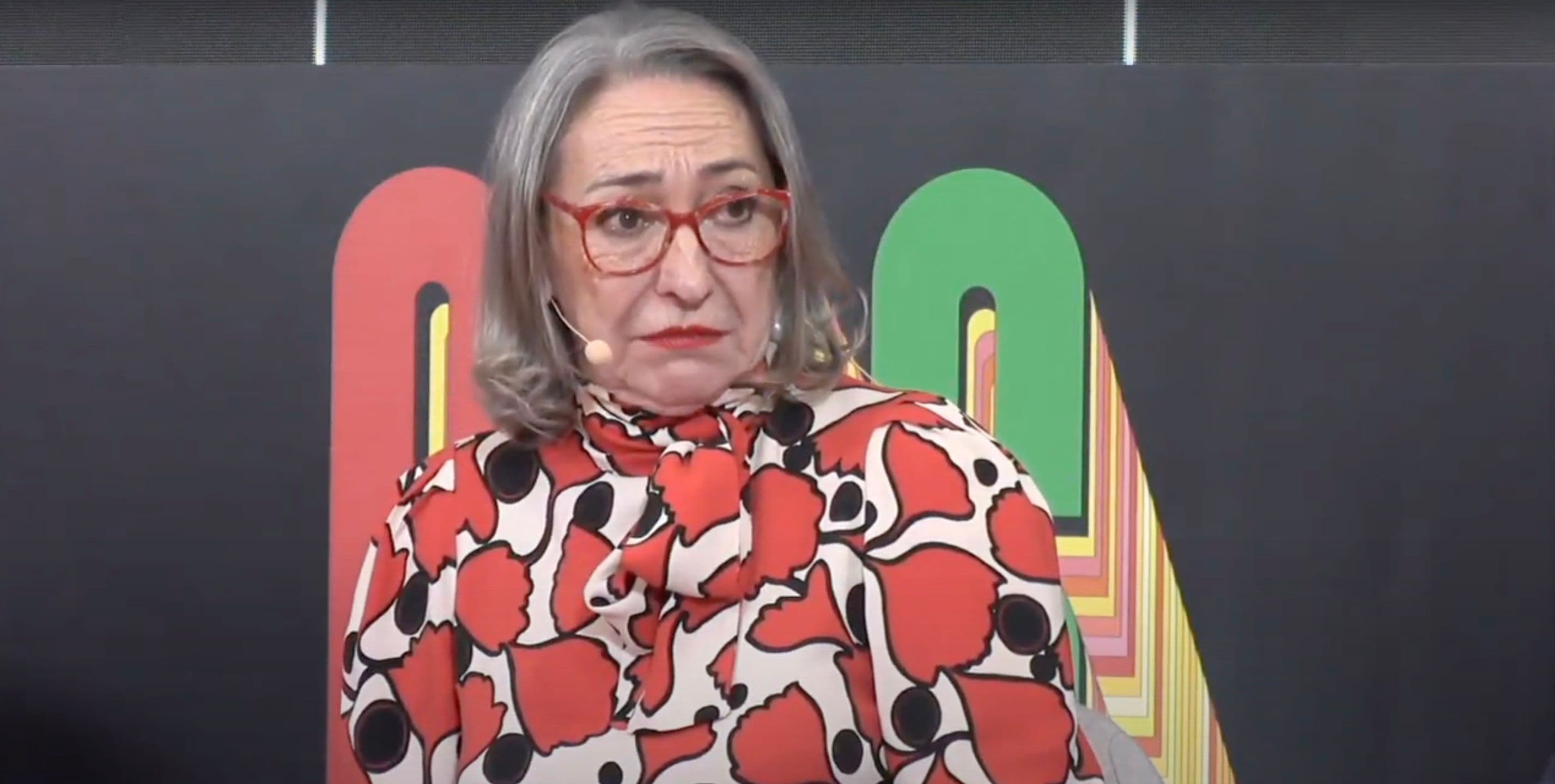 Luisa Gavasa durante la presentación de 'El maestro que prometió el mar' en Seminci