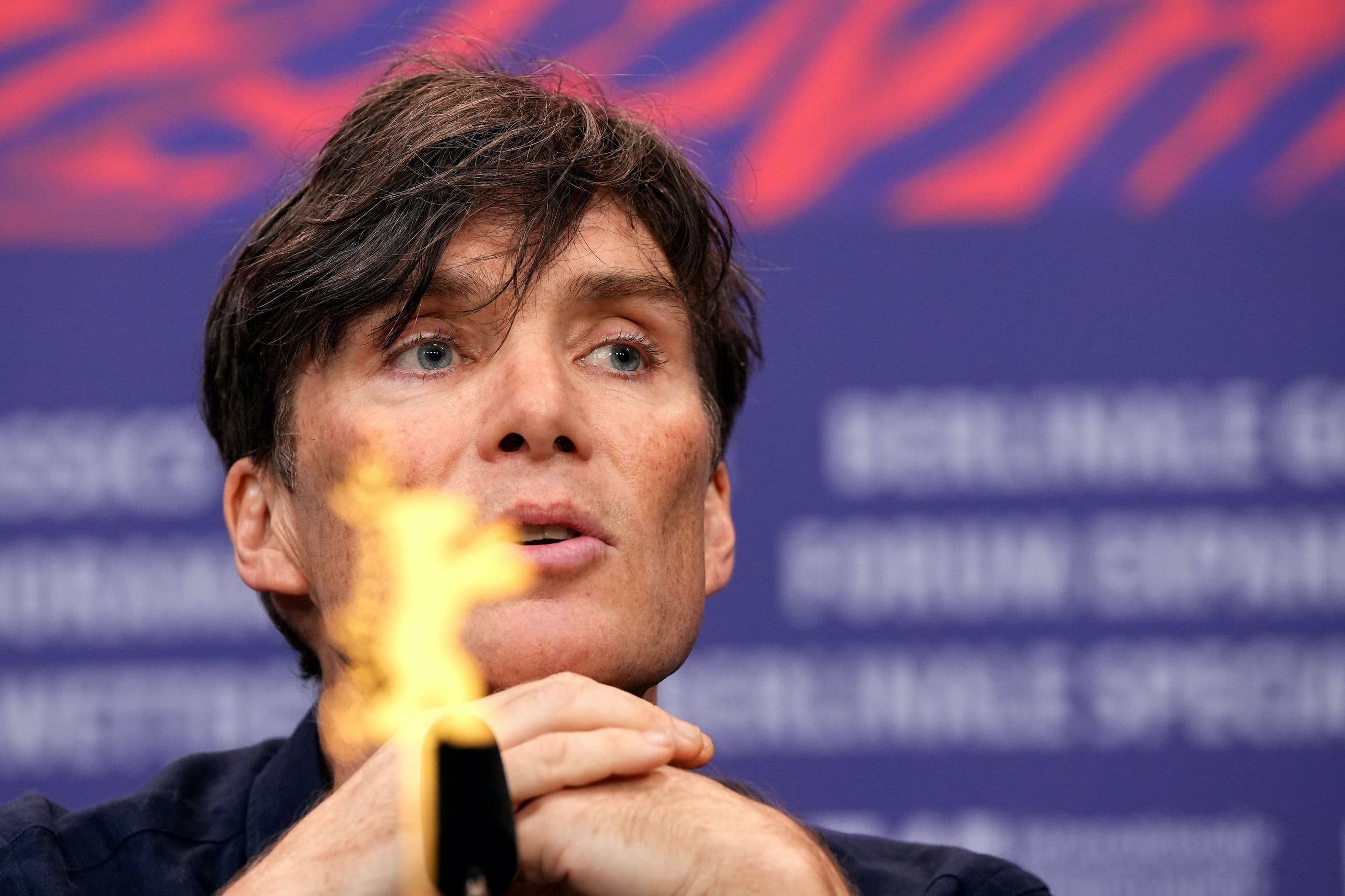 El actor Cillian Murphy, durante la rueda de prensa de la película 'Small things like these' en la Berlinale 2024