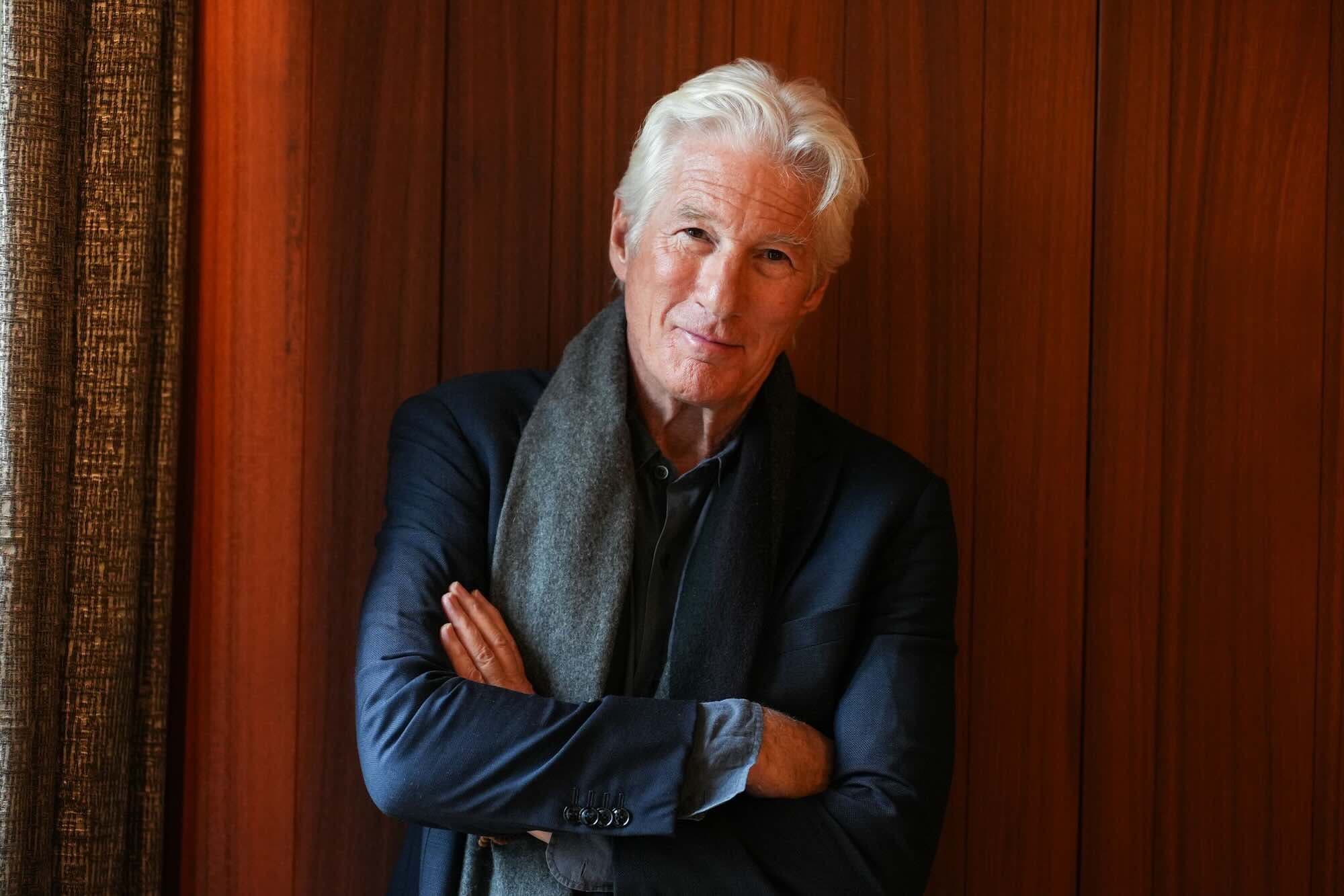 Richard Gere, durante el tour promocional de 'Oh, Canada' en diciembre de 2024