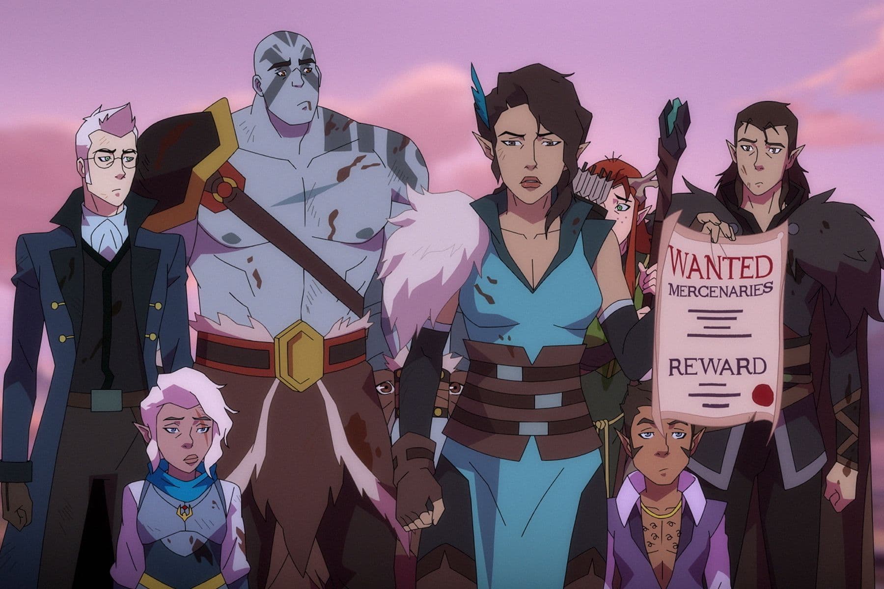 El grupo protagonista de 'La leyenda de Vox Machina'